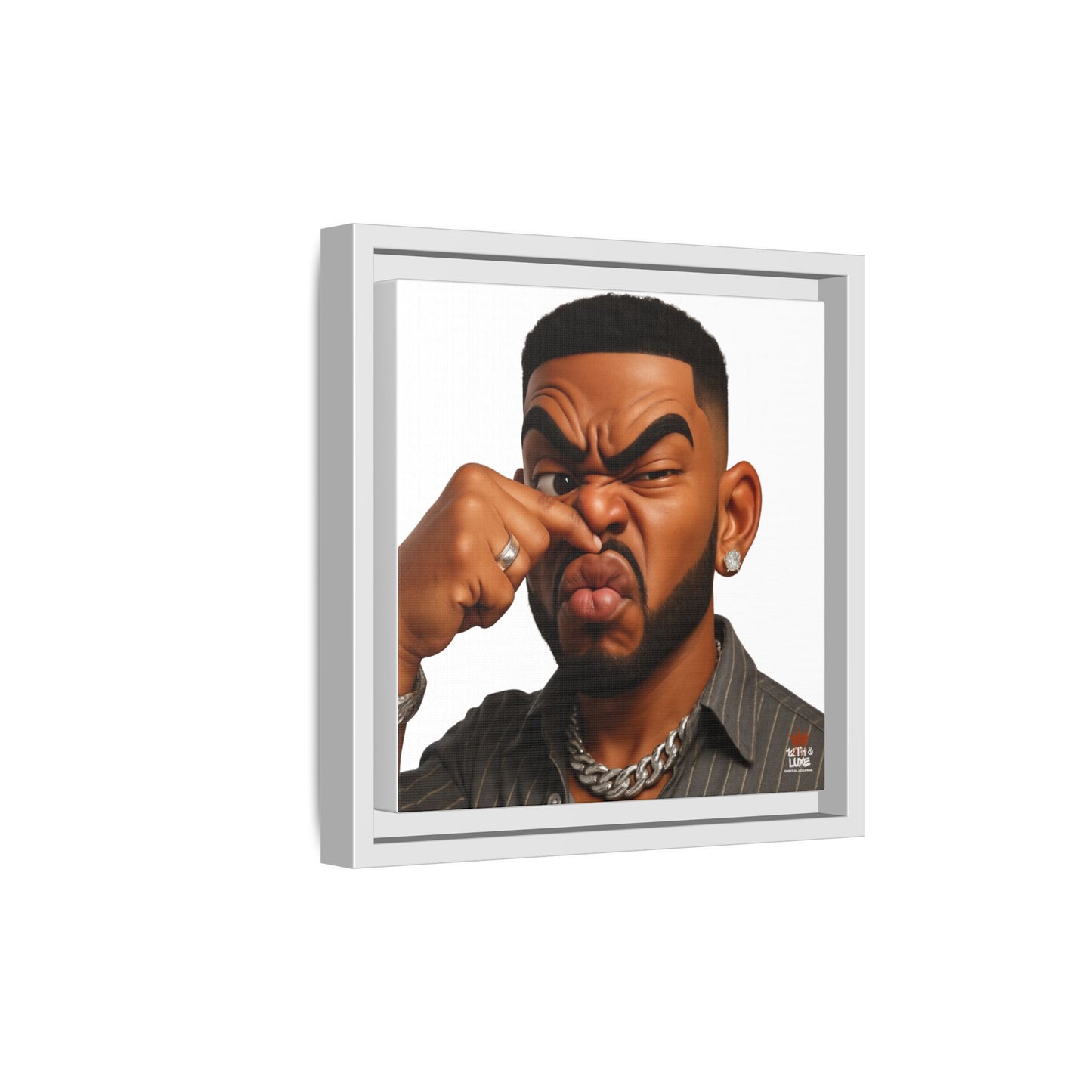 Man Funky Face 2 - Canvas Art