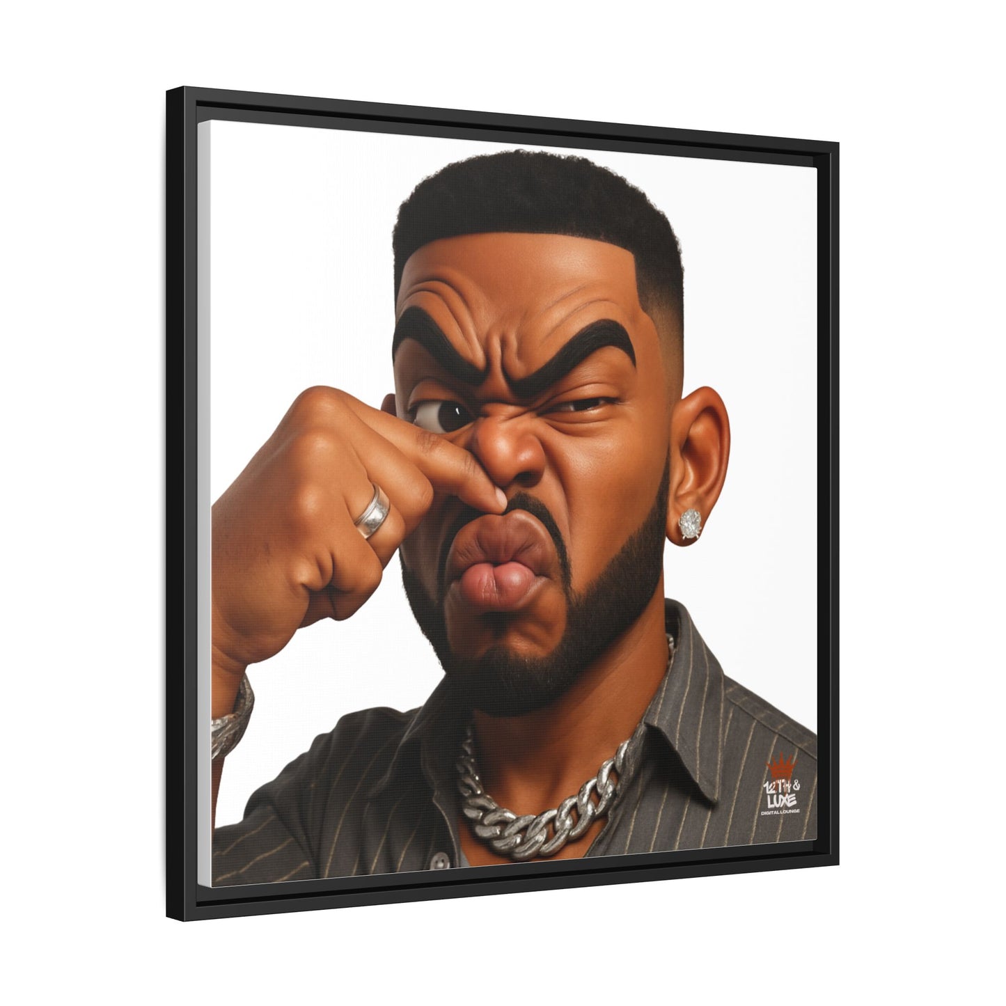Man Funky Face 2 - Canvas Art