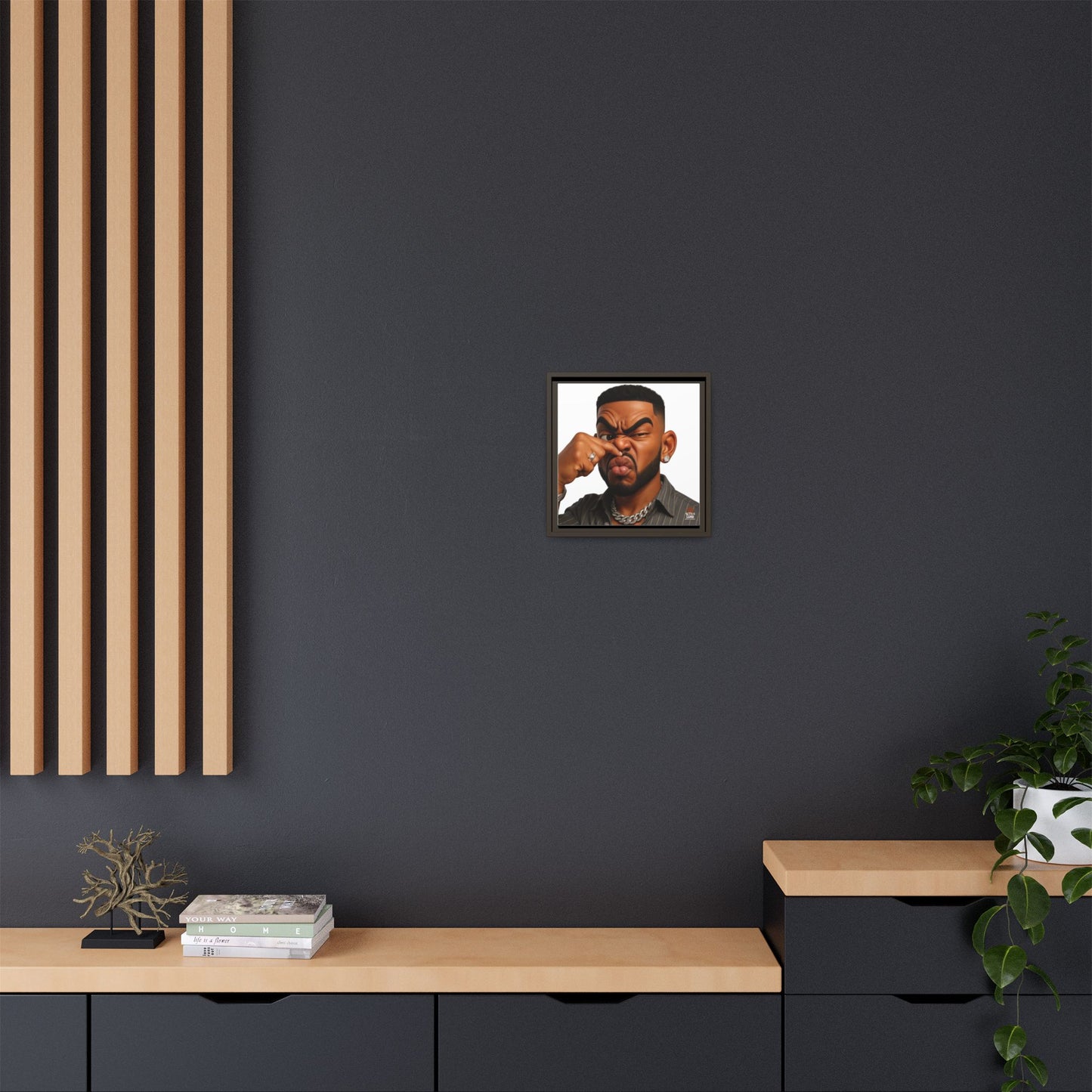 Man Funky Face 2 - Canvas Art