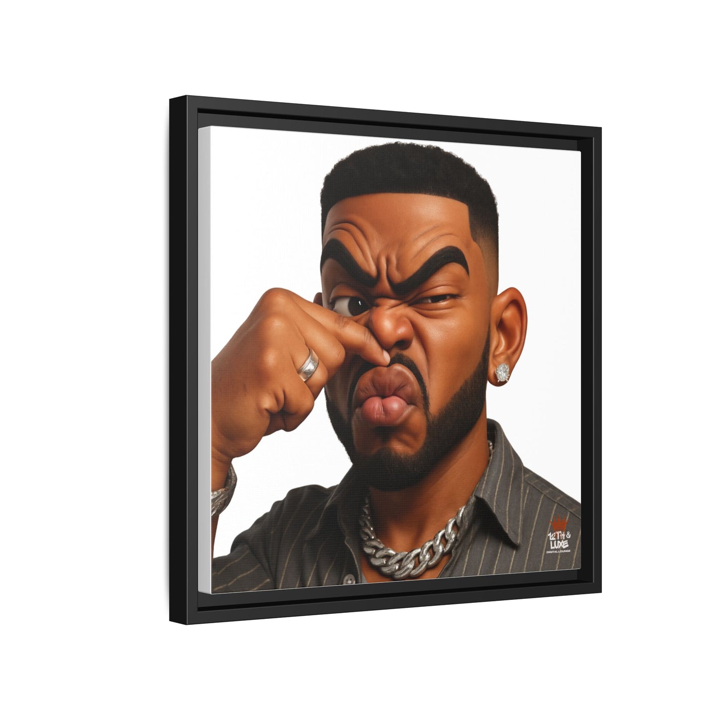 Man Funky Face 2 - Canvas Art