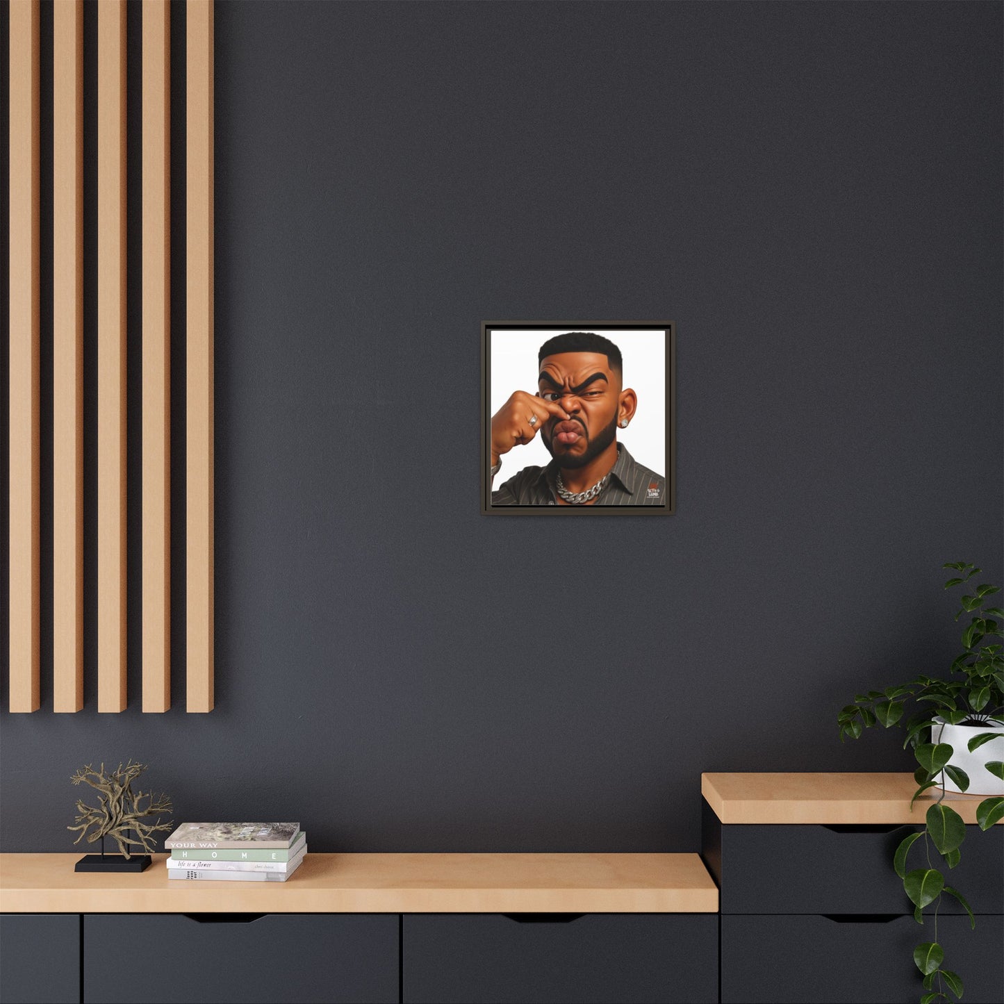 Man Funky Face 2 - Canvas Art