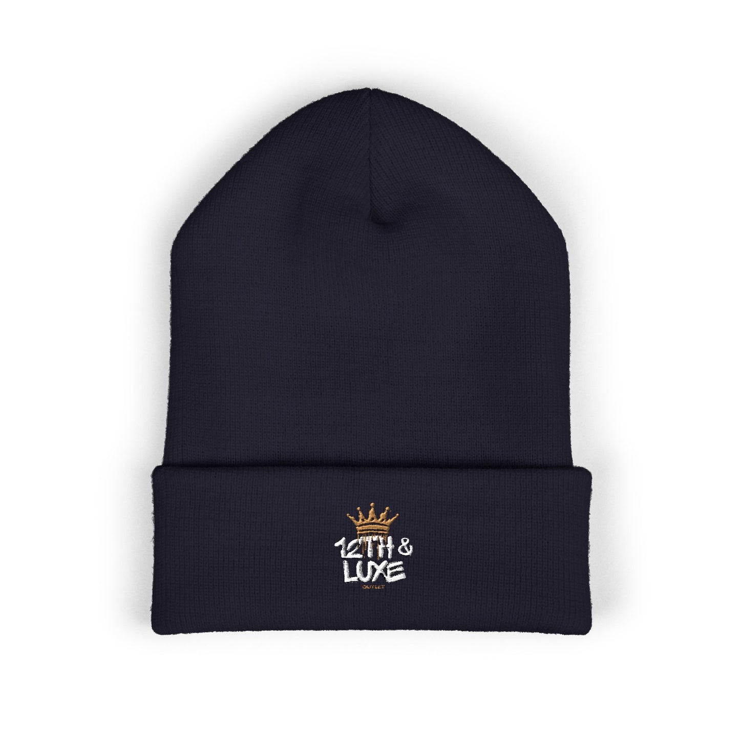 Embroidered Cuffed Beanie