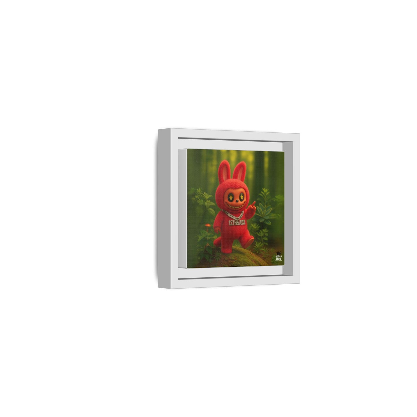 Plush Monster Red - Canvas Art