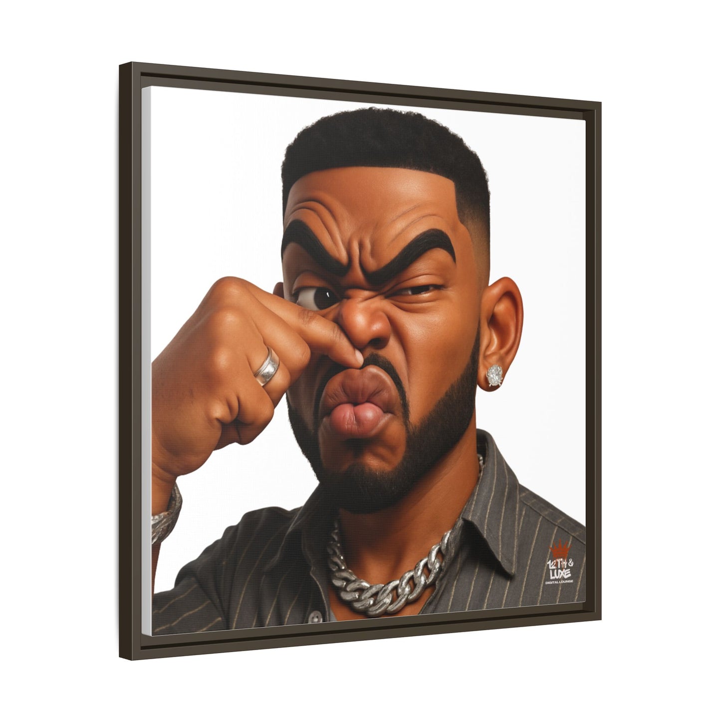 Man Funky Face 2 - Canvas Art