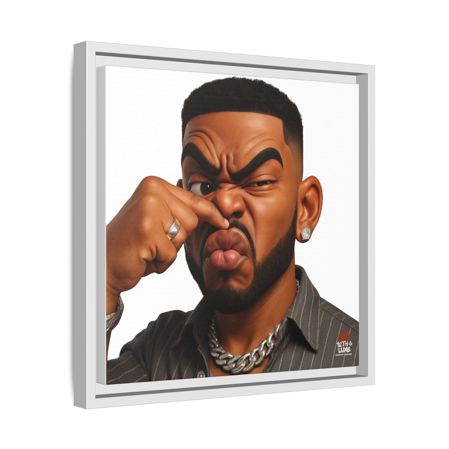 Man Funky Face 2 - Canvas Art