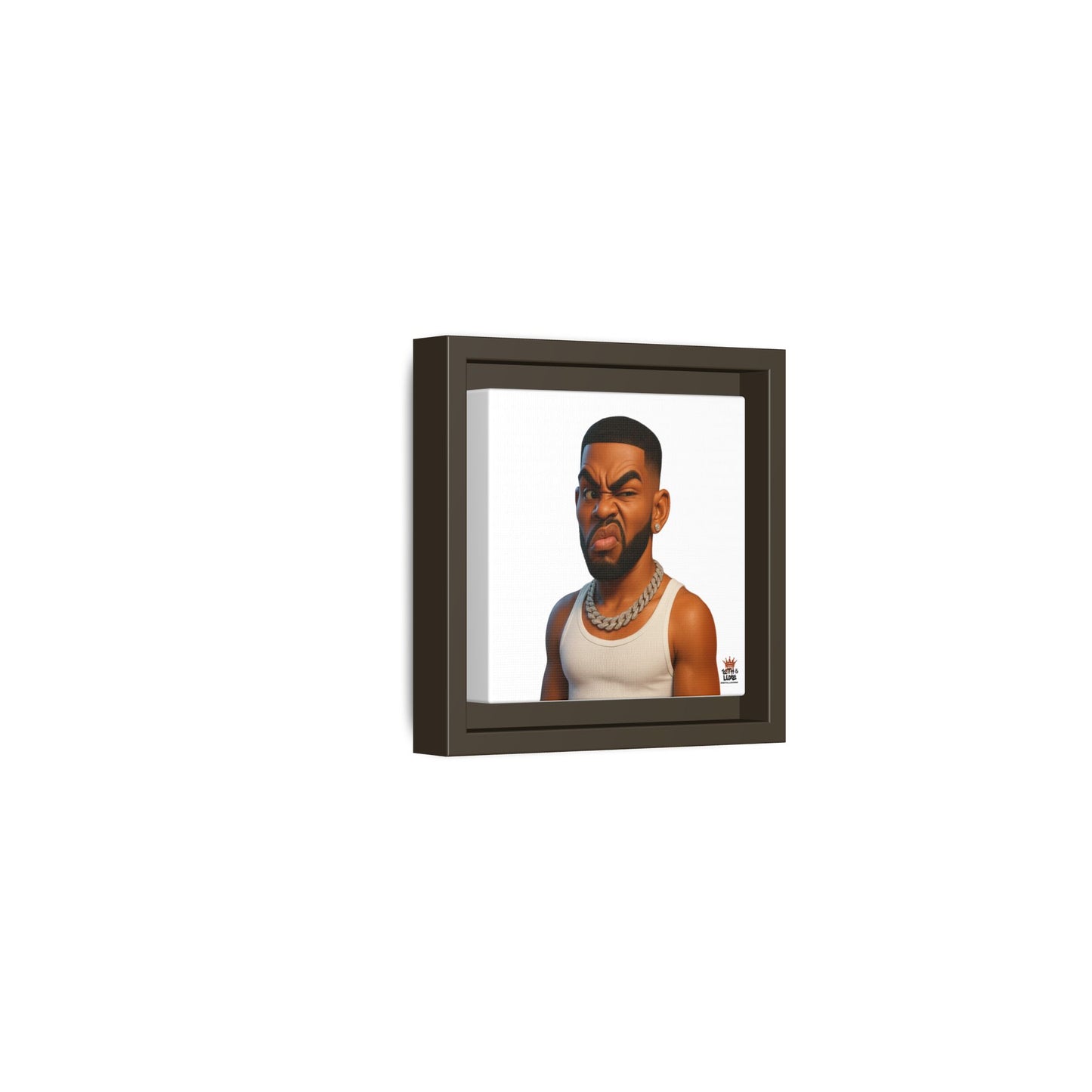 Man Funky Face - Canvas Art