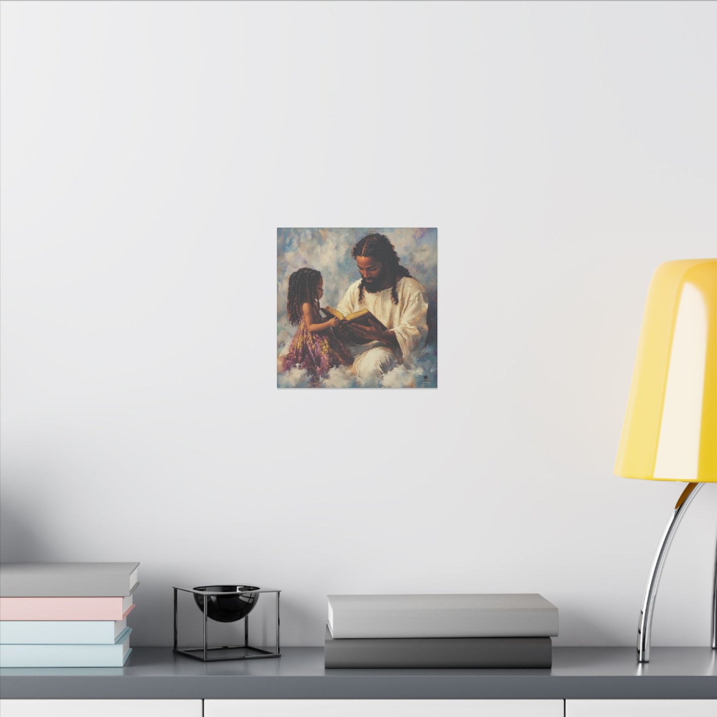 Jesus Reading, Matte Canvas, Stretched, 0.75"