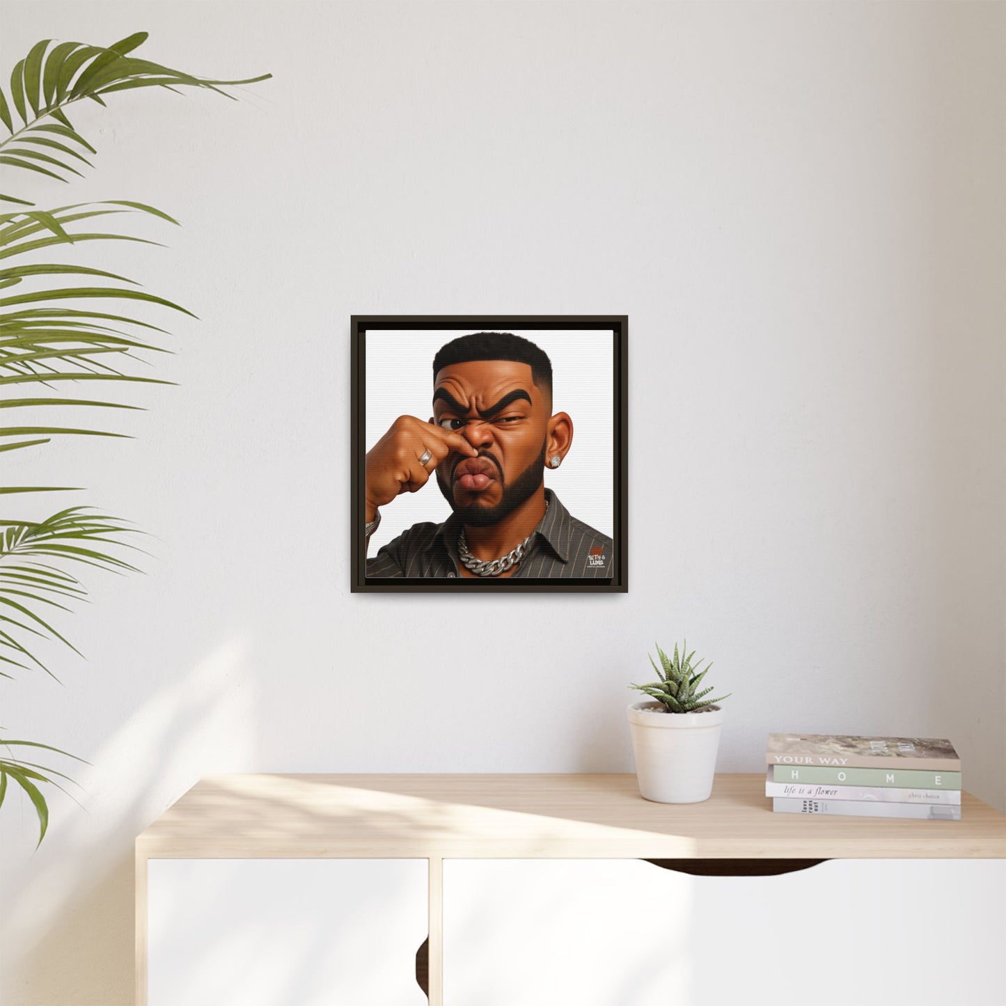 Man Funky Face 2 - Canvas Art