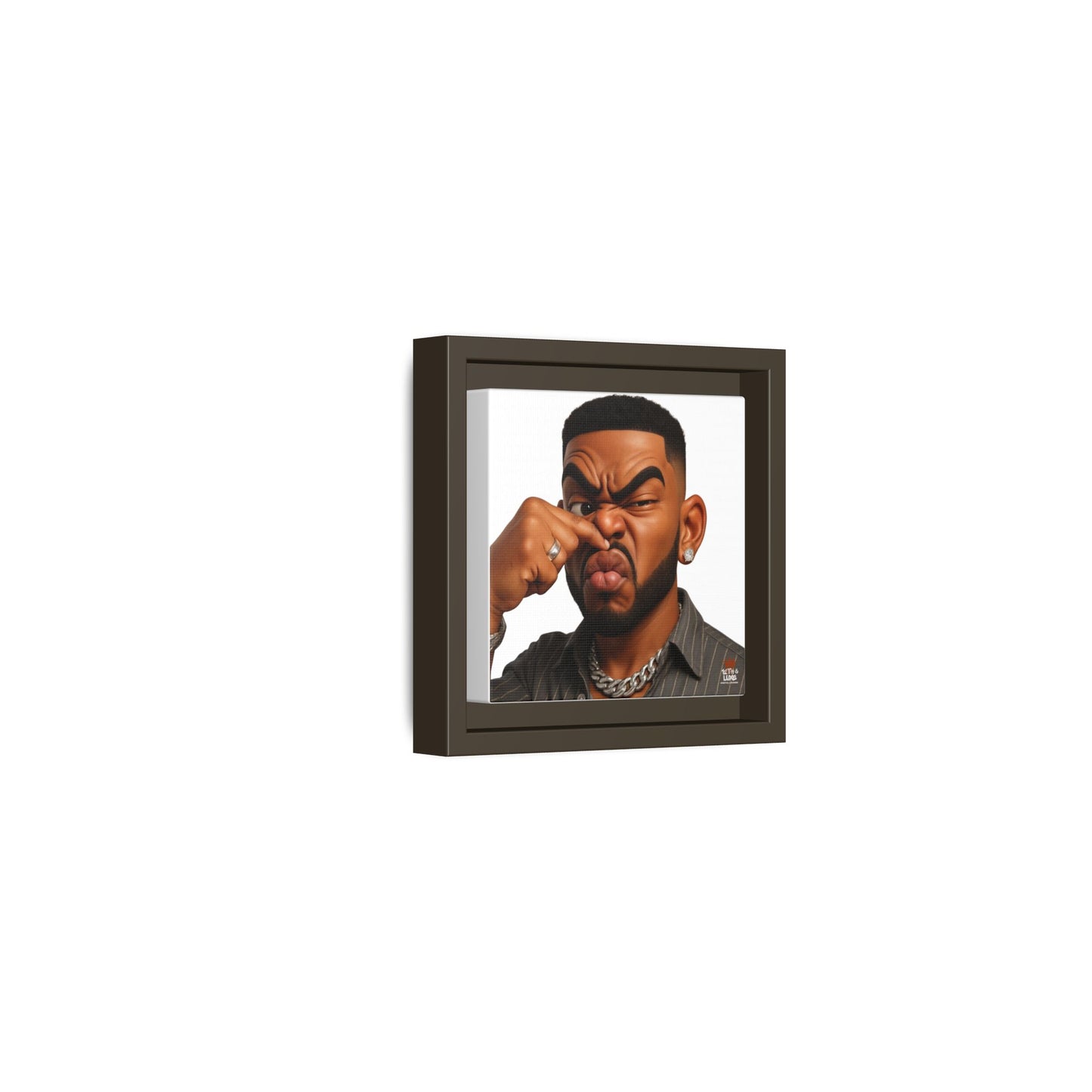 Man Funky Face 2 - Canvas Art