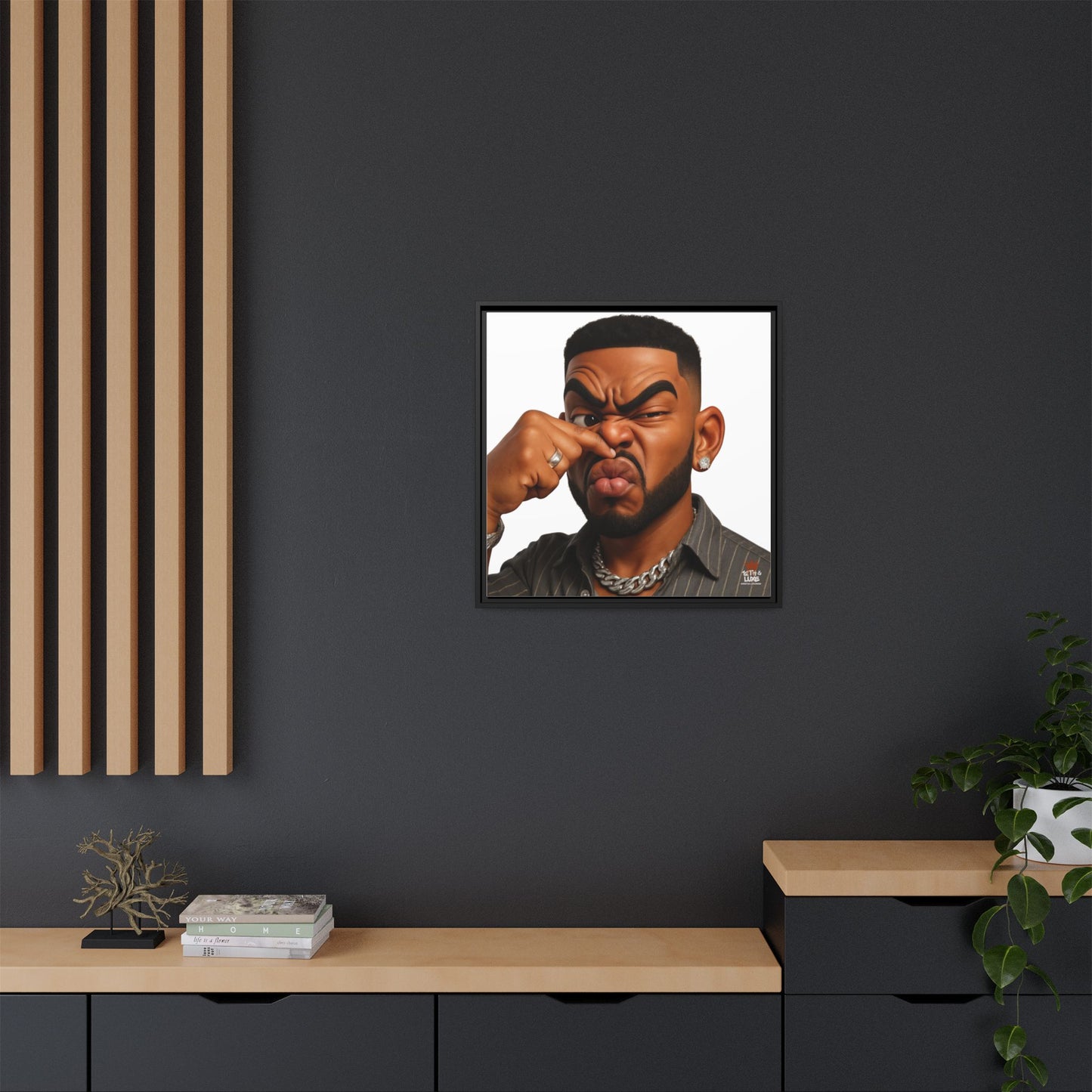 Man Funky Face 2 - Canvas Art