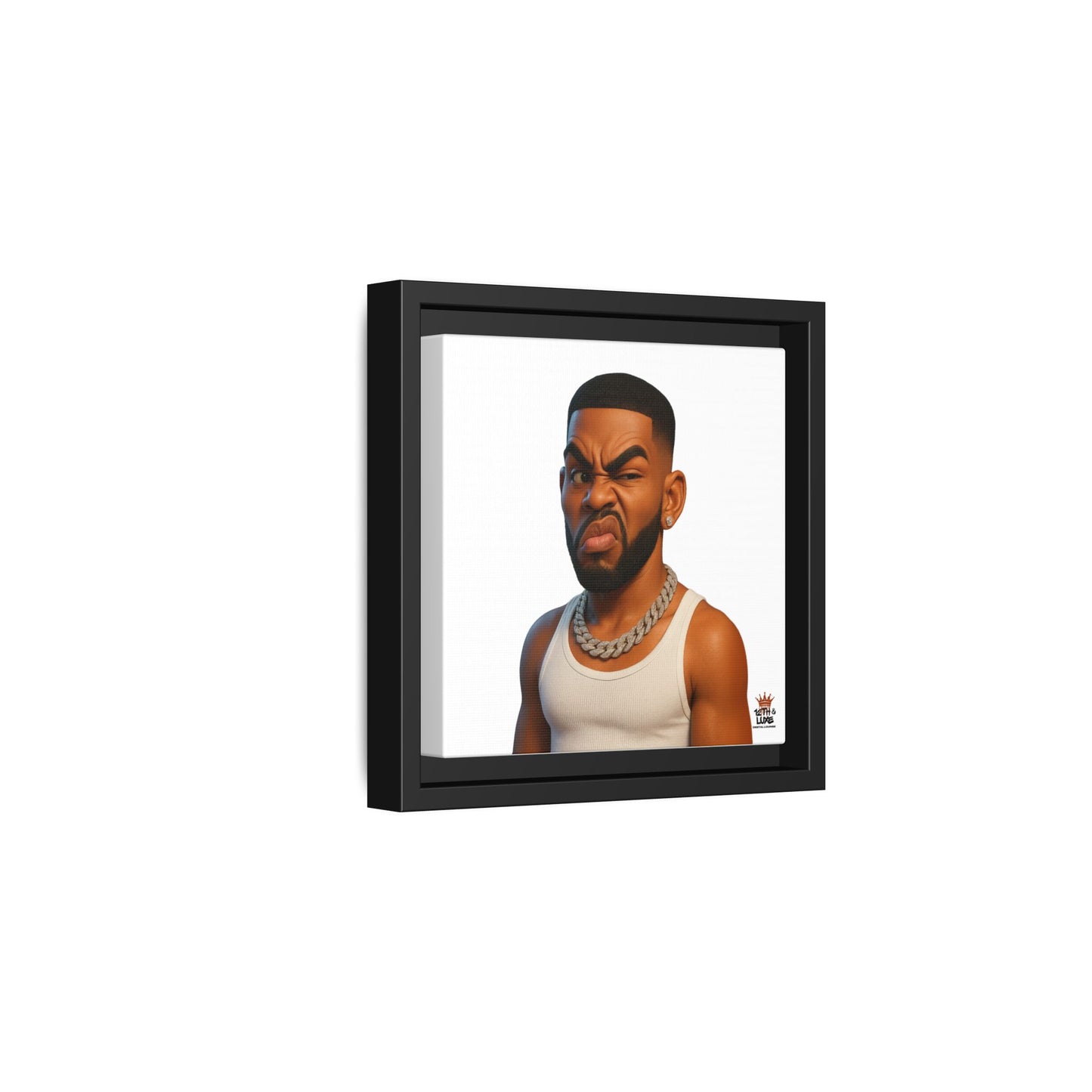 Man Funky Face - Canvas Art