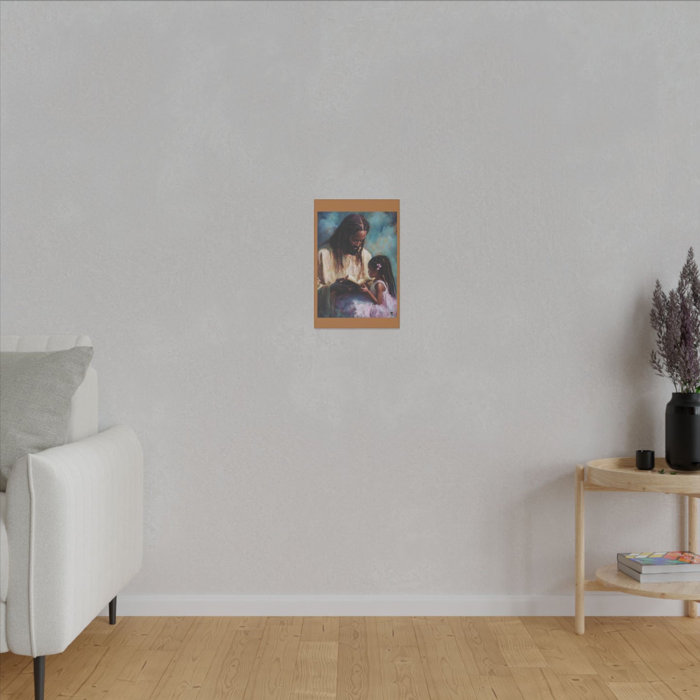 Jesus Reading, Matte Canvas, Stretched, 0.75" (Vertical)