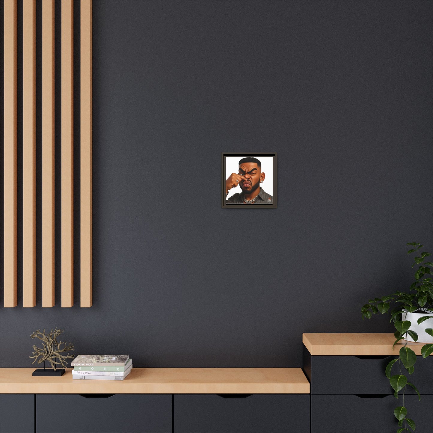 Man Funky Face 2 - Canvas Art