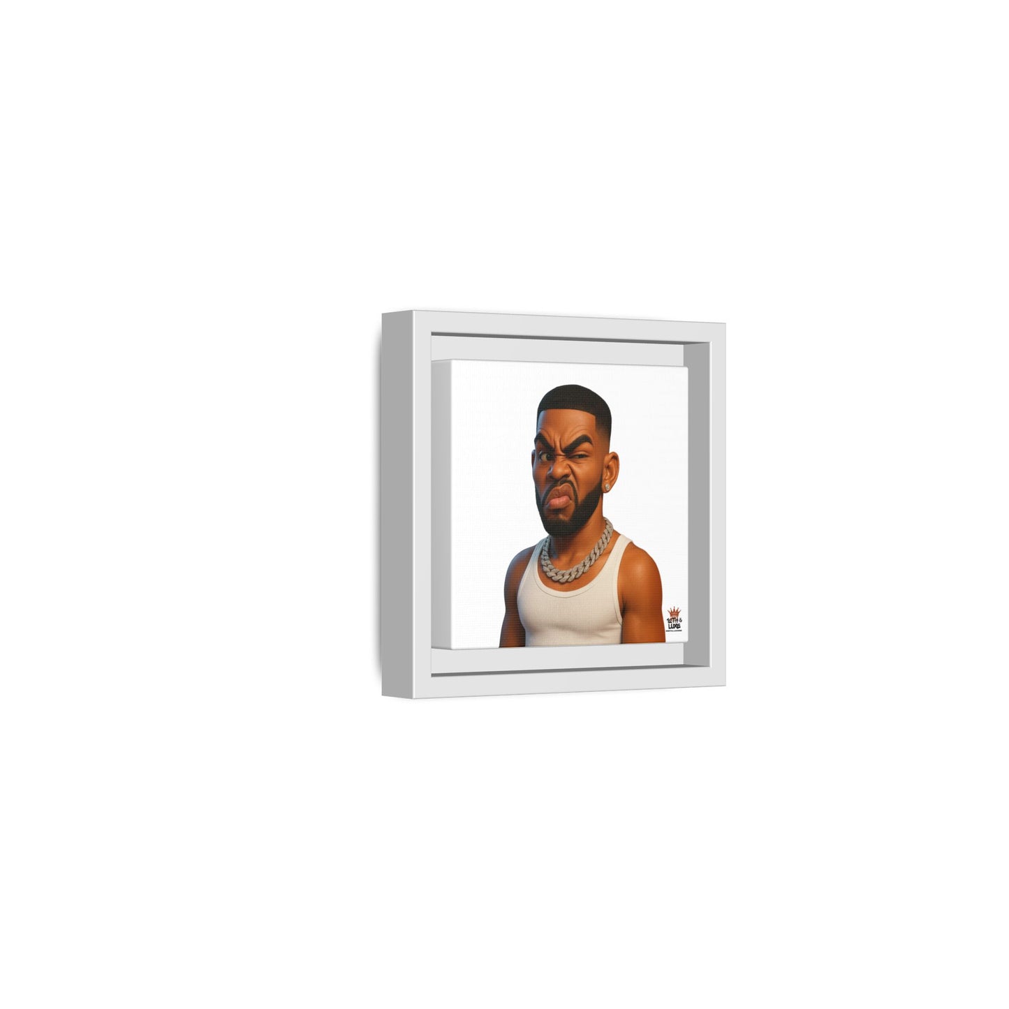 Man Funky Face - Canvas Art