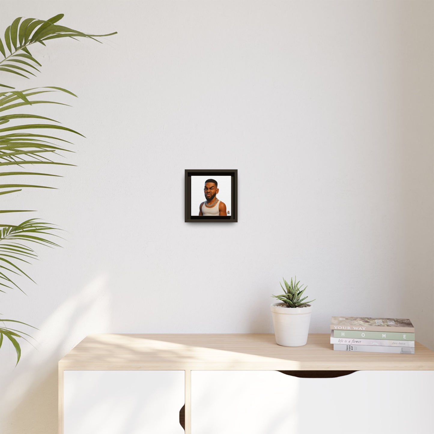 Man Funky Face - Canvas Art