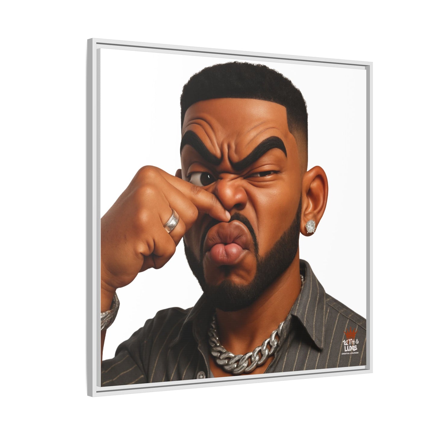 Man Funky Face 2 - Canvas Art