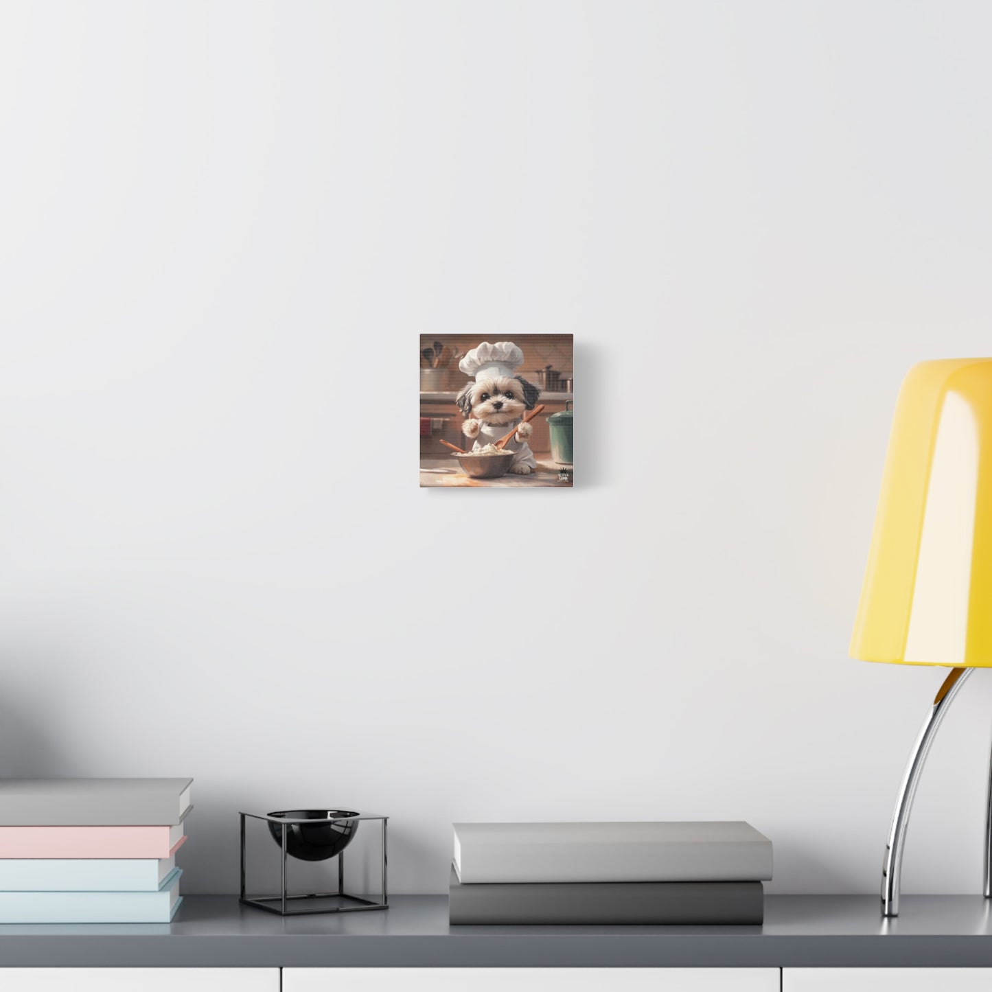 Shih Tzu Puppy Chef Canvas Art