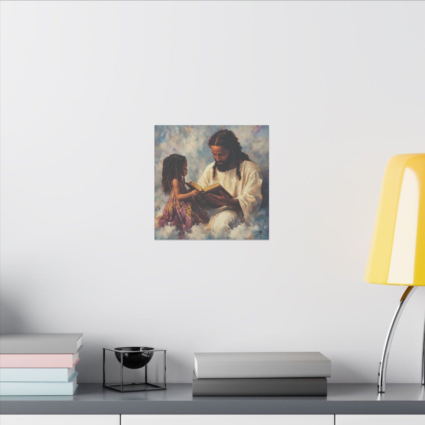 Jesus Reading, Matte Canvas, Stretched, 0.75"