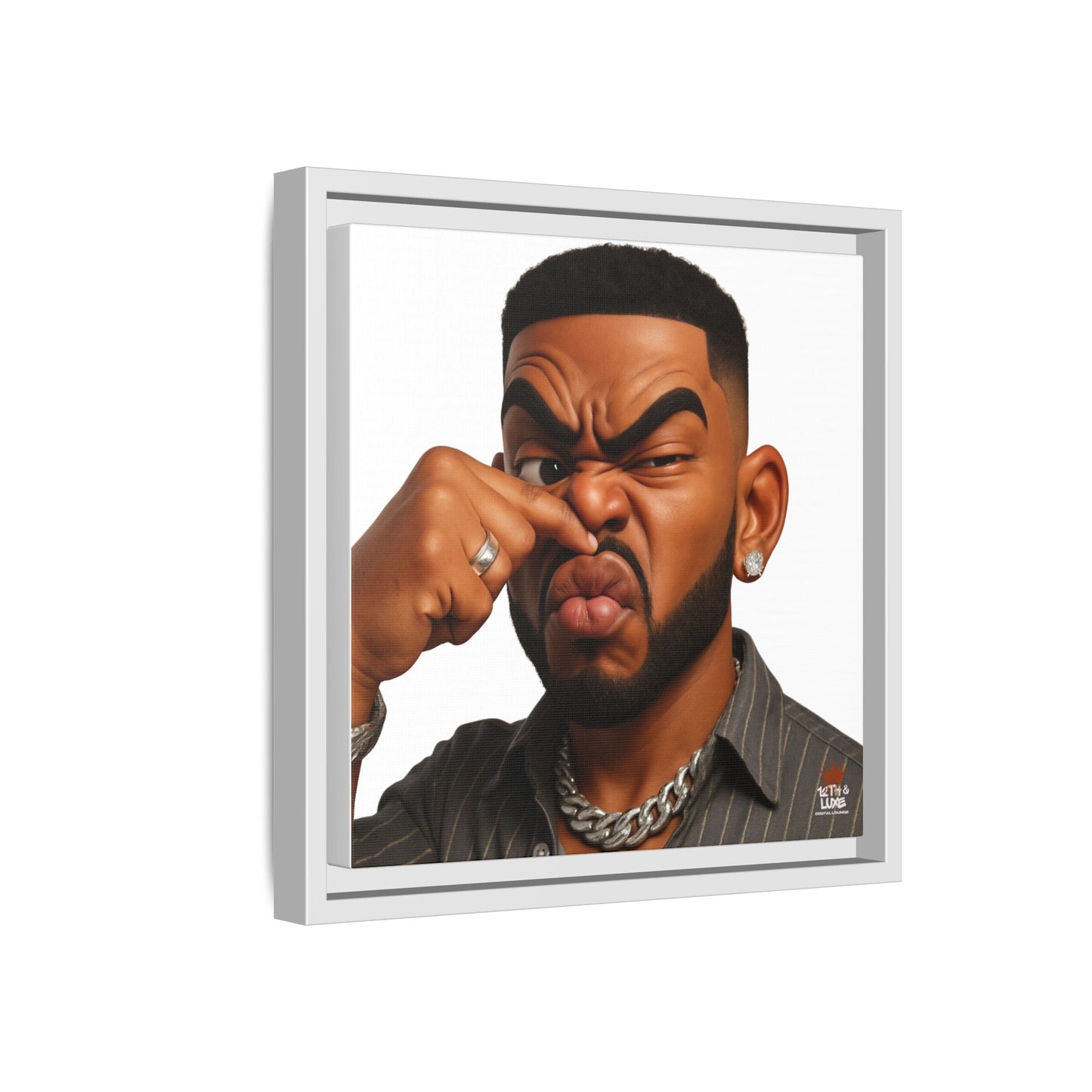 Man Funky Face 2 - Canvas Art