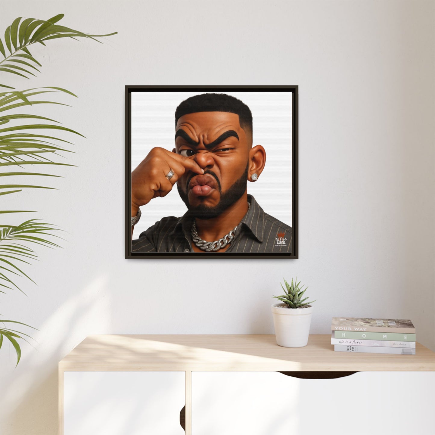 Man Funky Face 2 - Canvas Art