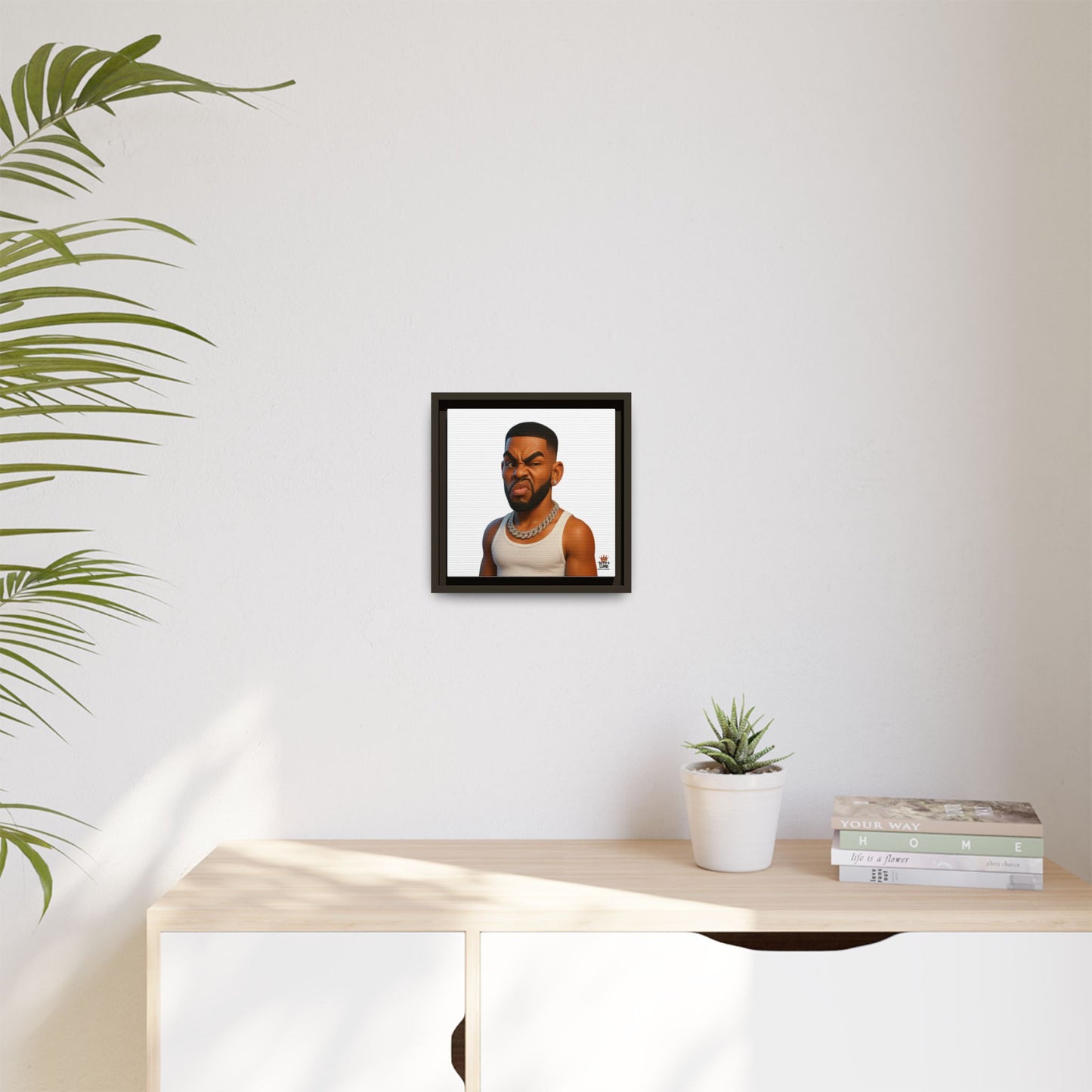 Man Funky Face - Canvas Art