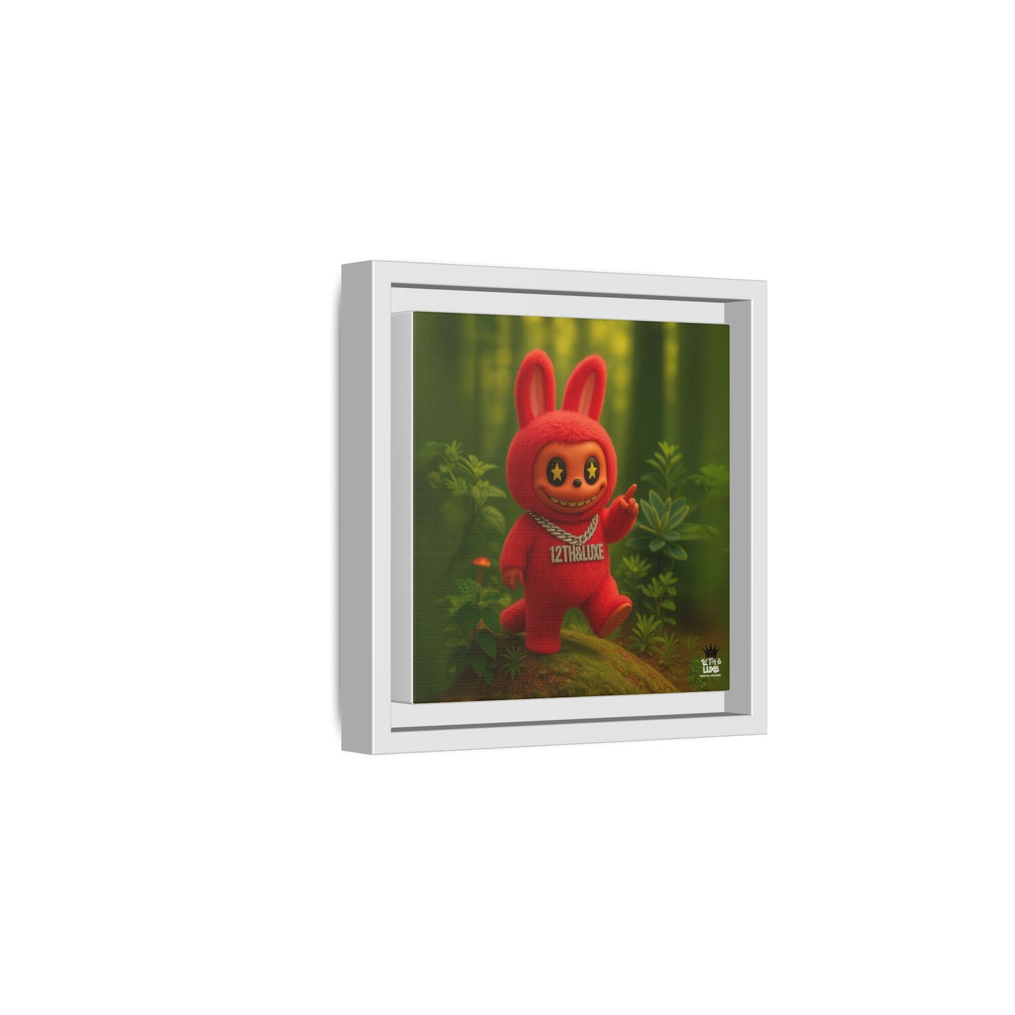 Plush Monster Red - Canvas Art