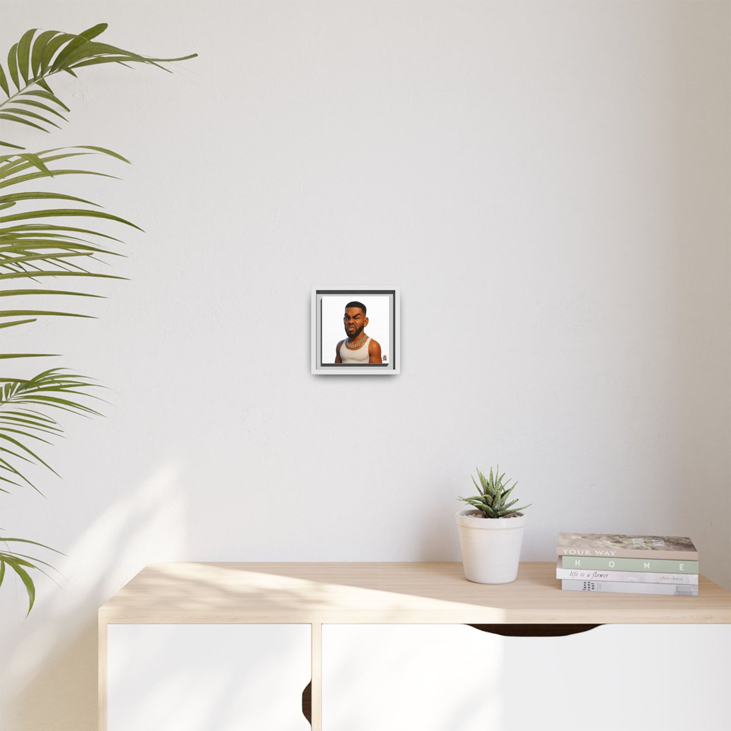 Man Funky Face - Canvas Art