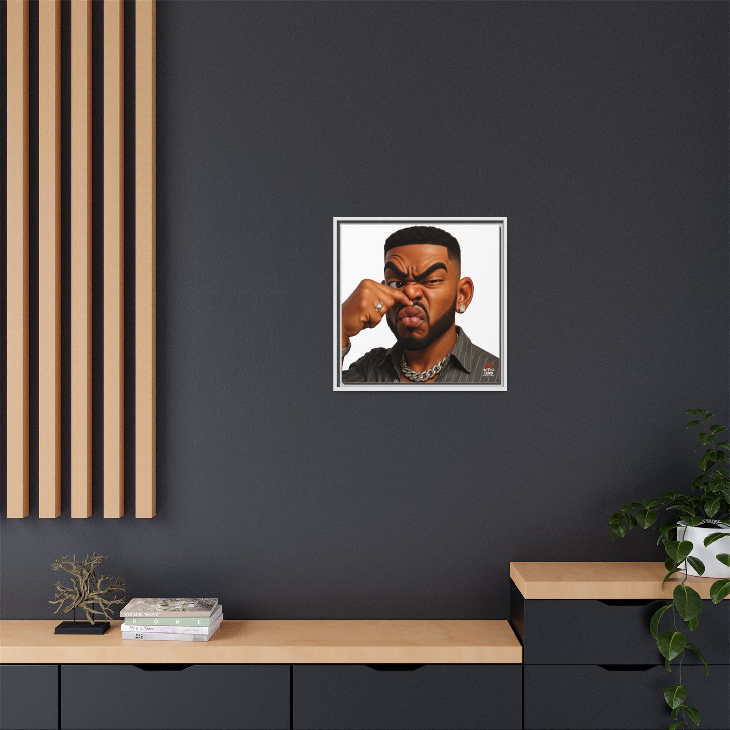 Man Funky Face 2 - Canvas Art