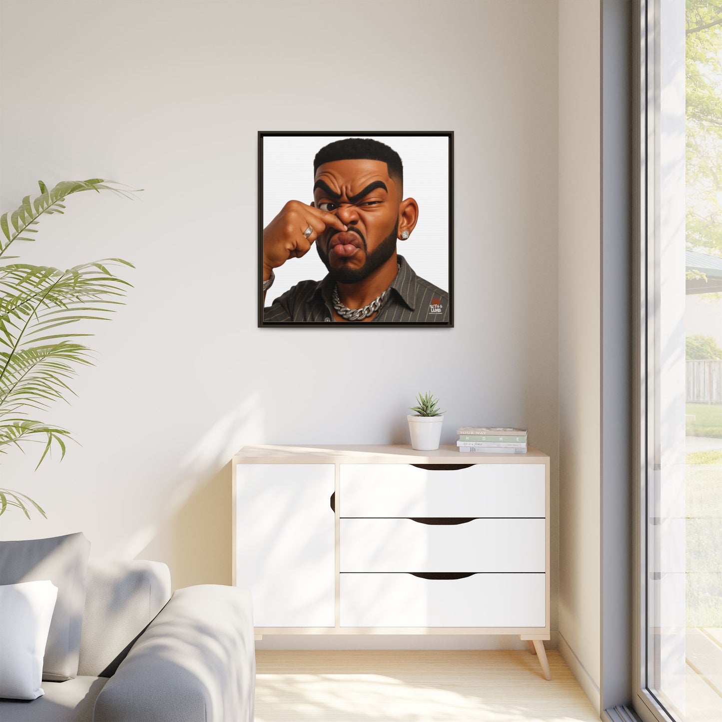 Man Funky Face 2 - Canvas Art