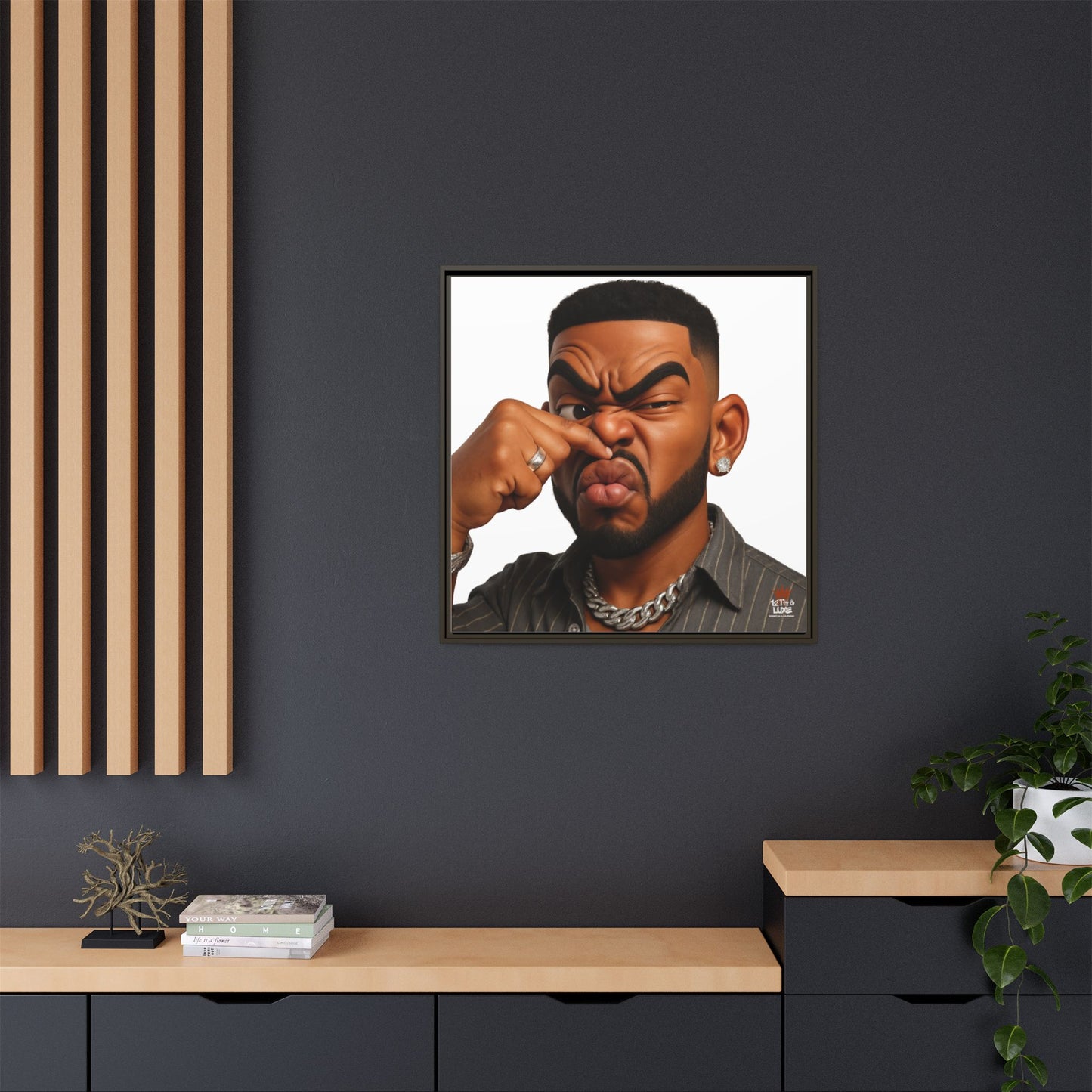 Man Funky Face 2 - Canvas Art