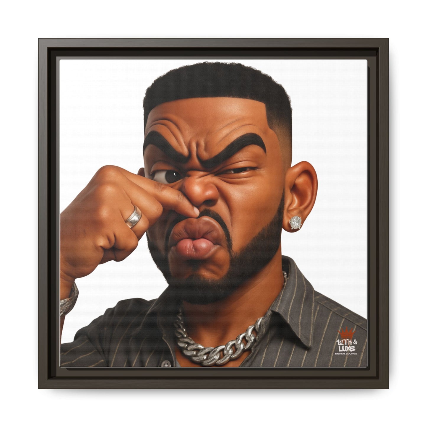 Man Funky Face 2 - Canvas Art