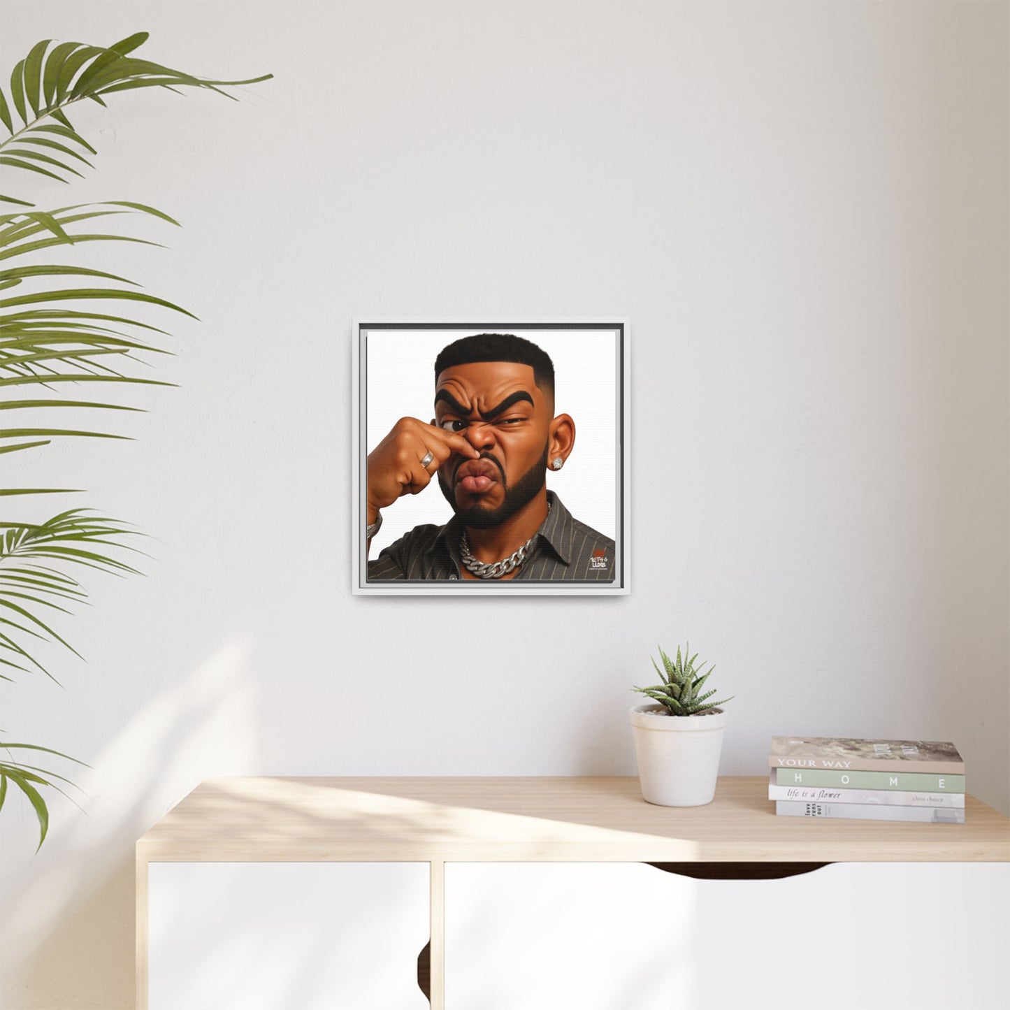 Man Funky Face 2 - Canvas Art