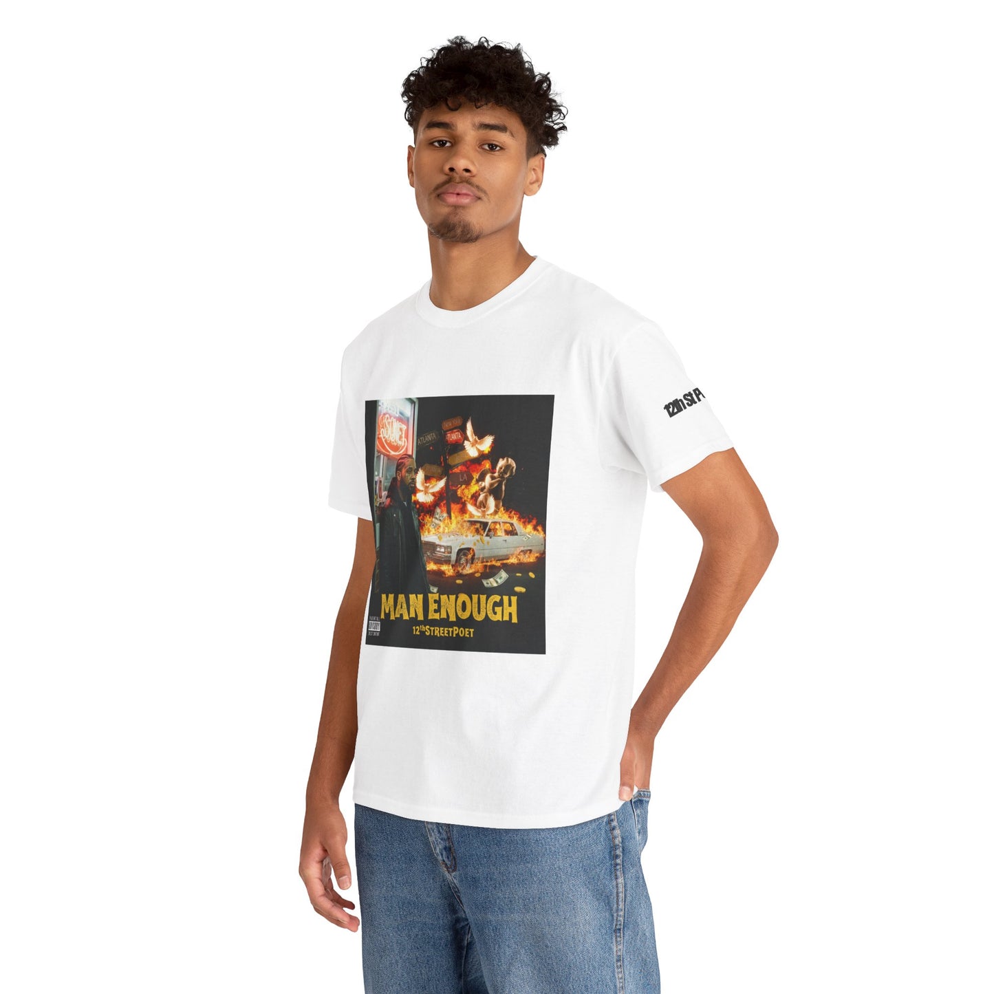 Man Enough: 12th Street Poet Graphic Tee