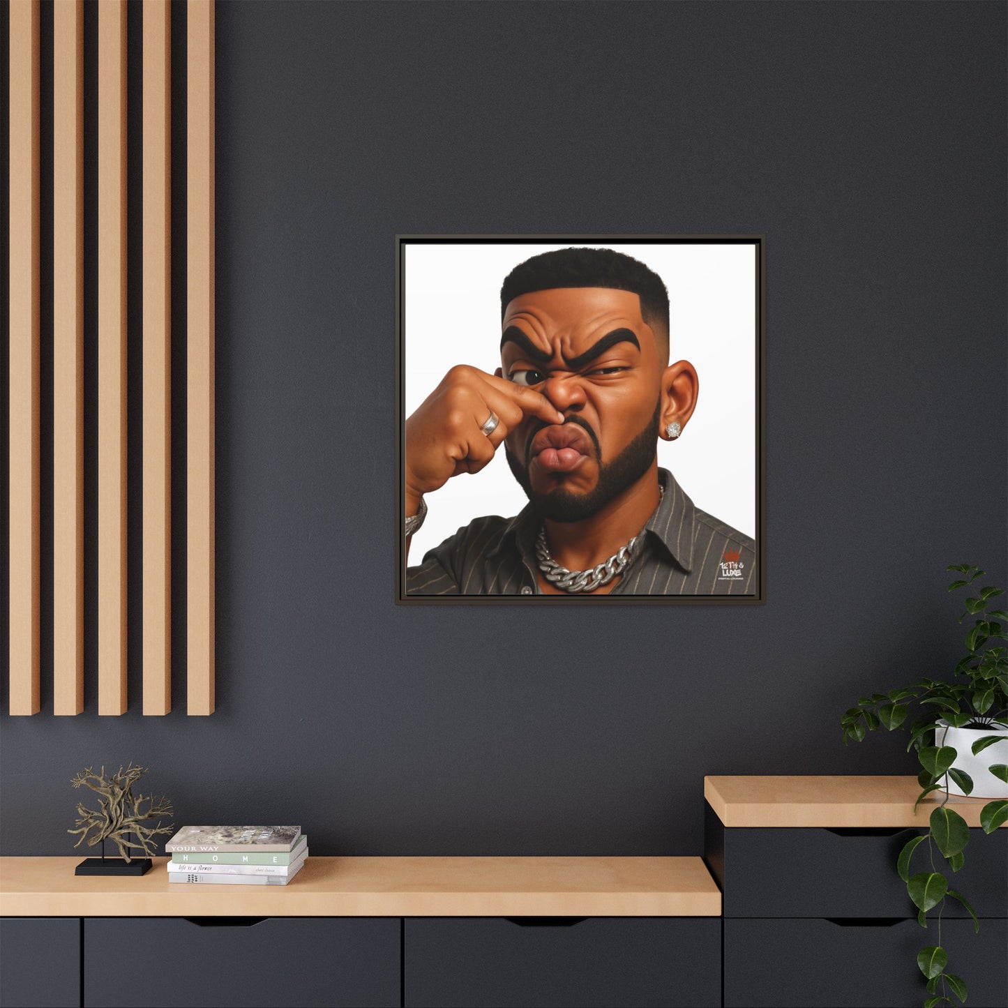 Man Funky Face 2 - Canvas Art