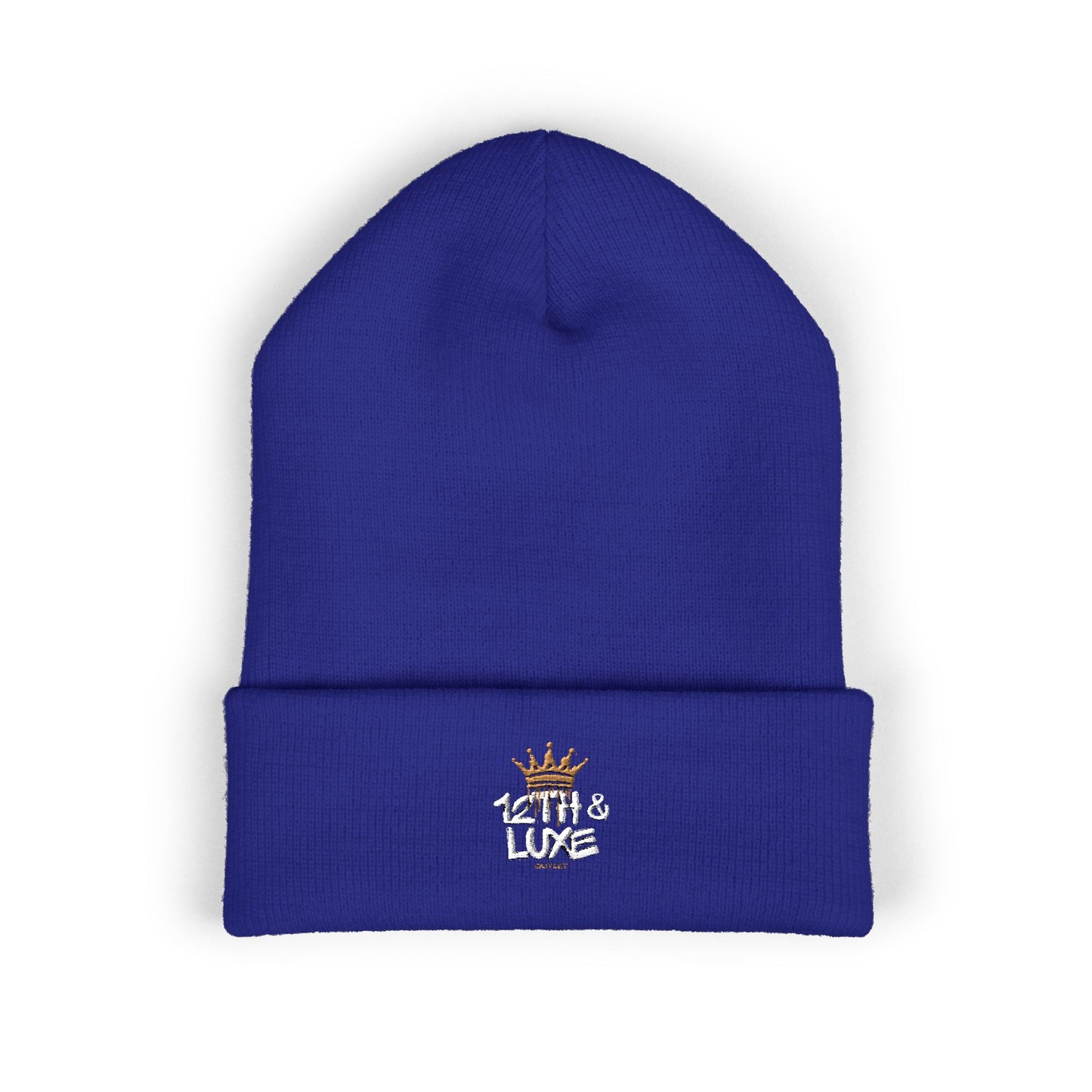 Embroidered Cuffed Beanie