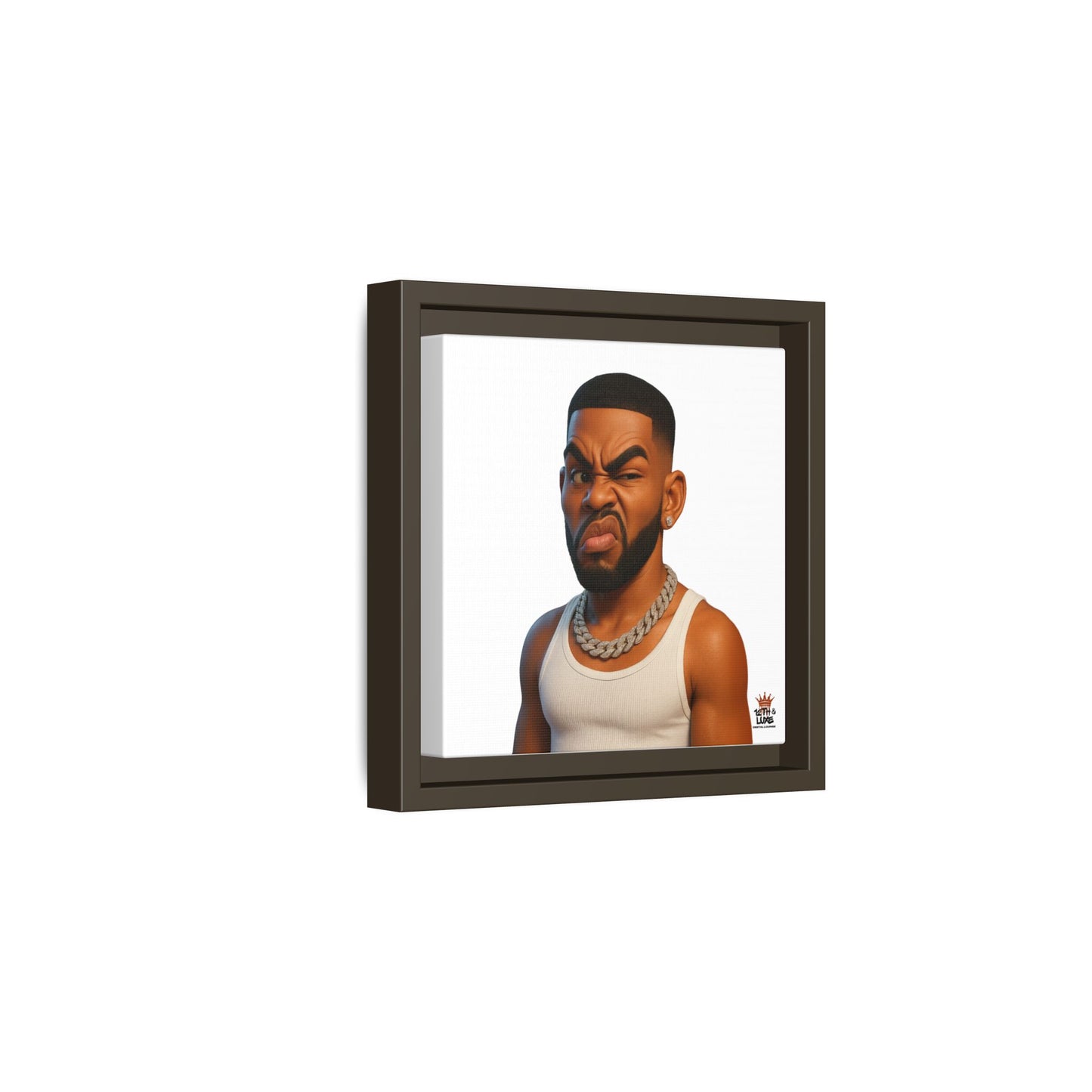 Man Funky Face - Canvas Art