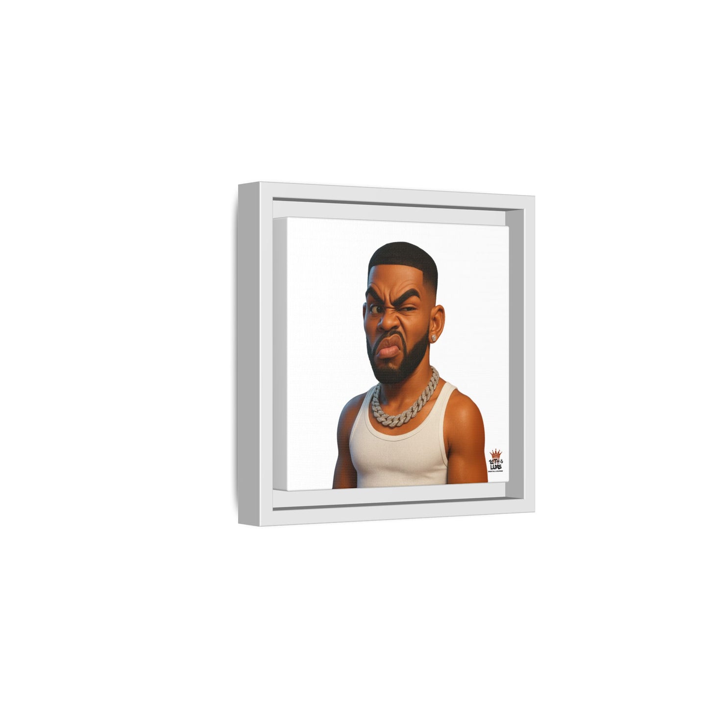 Man Funky Face - Canvas Art