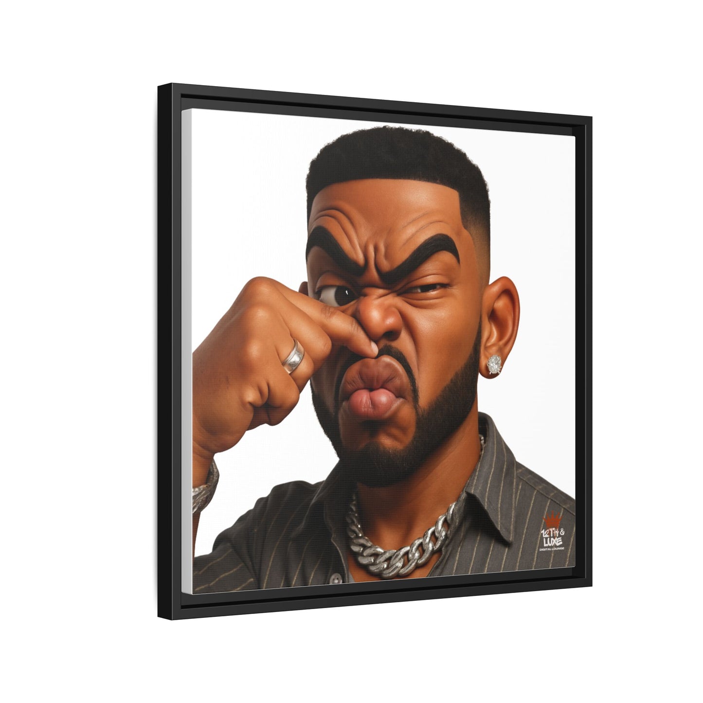 Man Funky Face 2 - Canvas Art