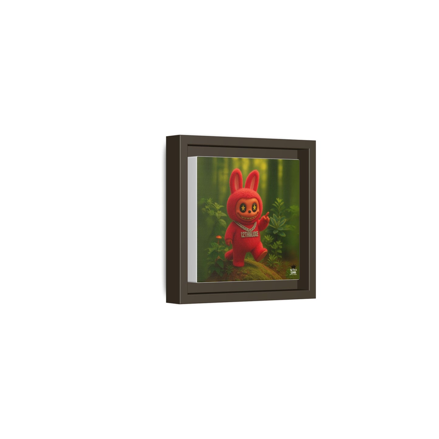 Plush Monster Red - Canvas Art