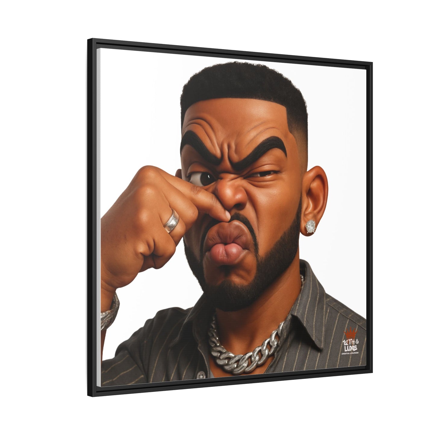 Man Funky Face 2 - Canvas Art