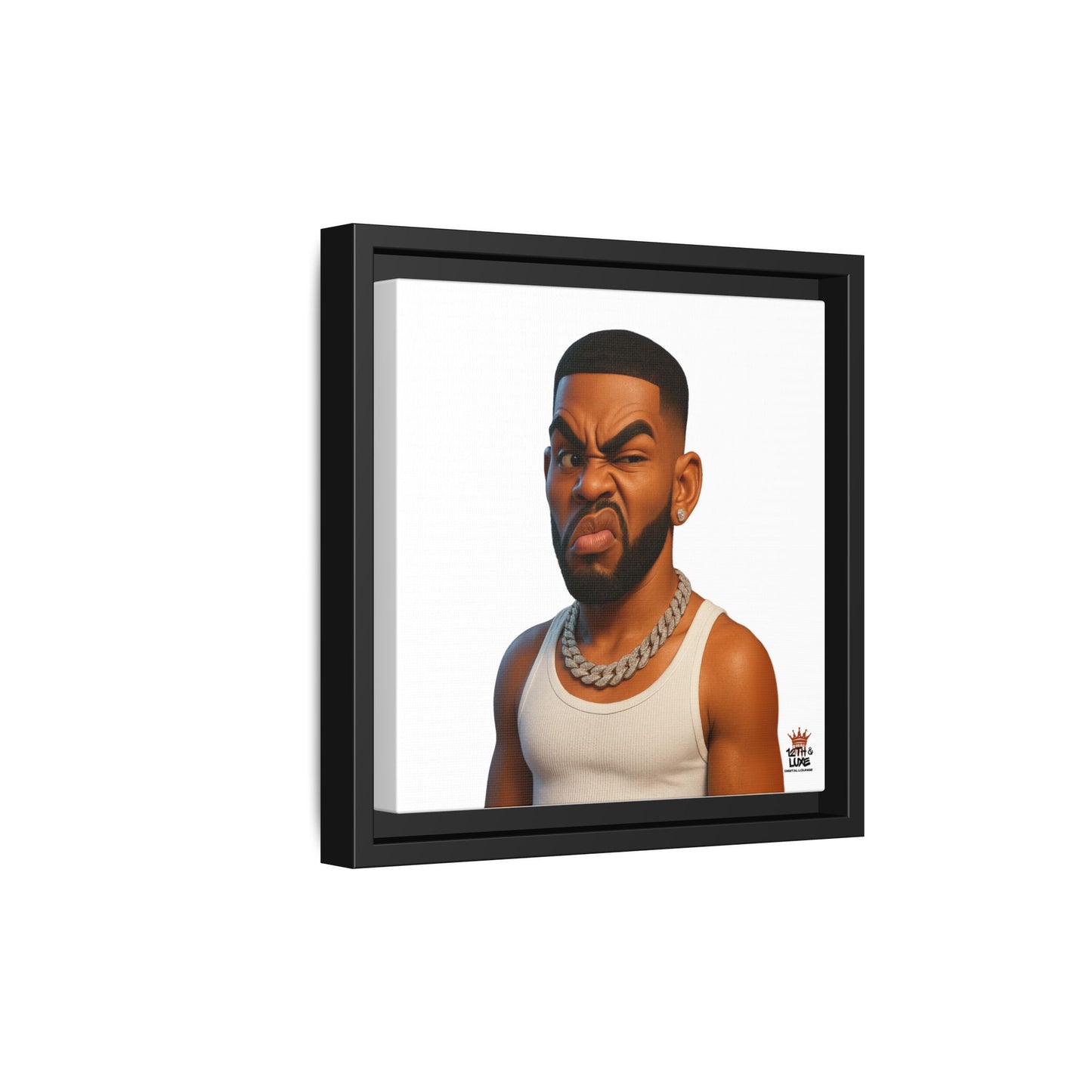 Man Funky Face - Canvas Art