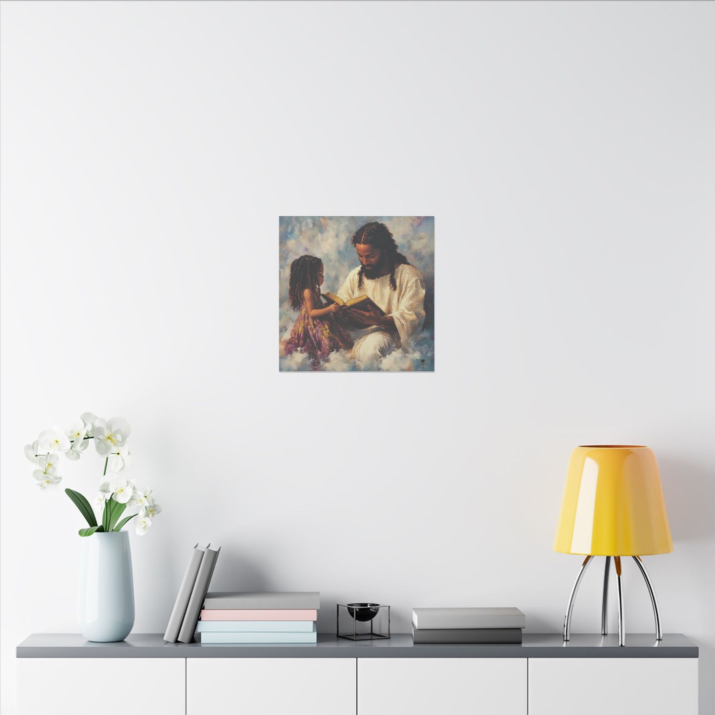 Jesus Reading, Matte Canvas, Stretched, 0.75"