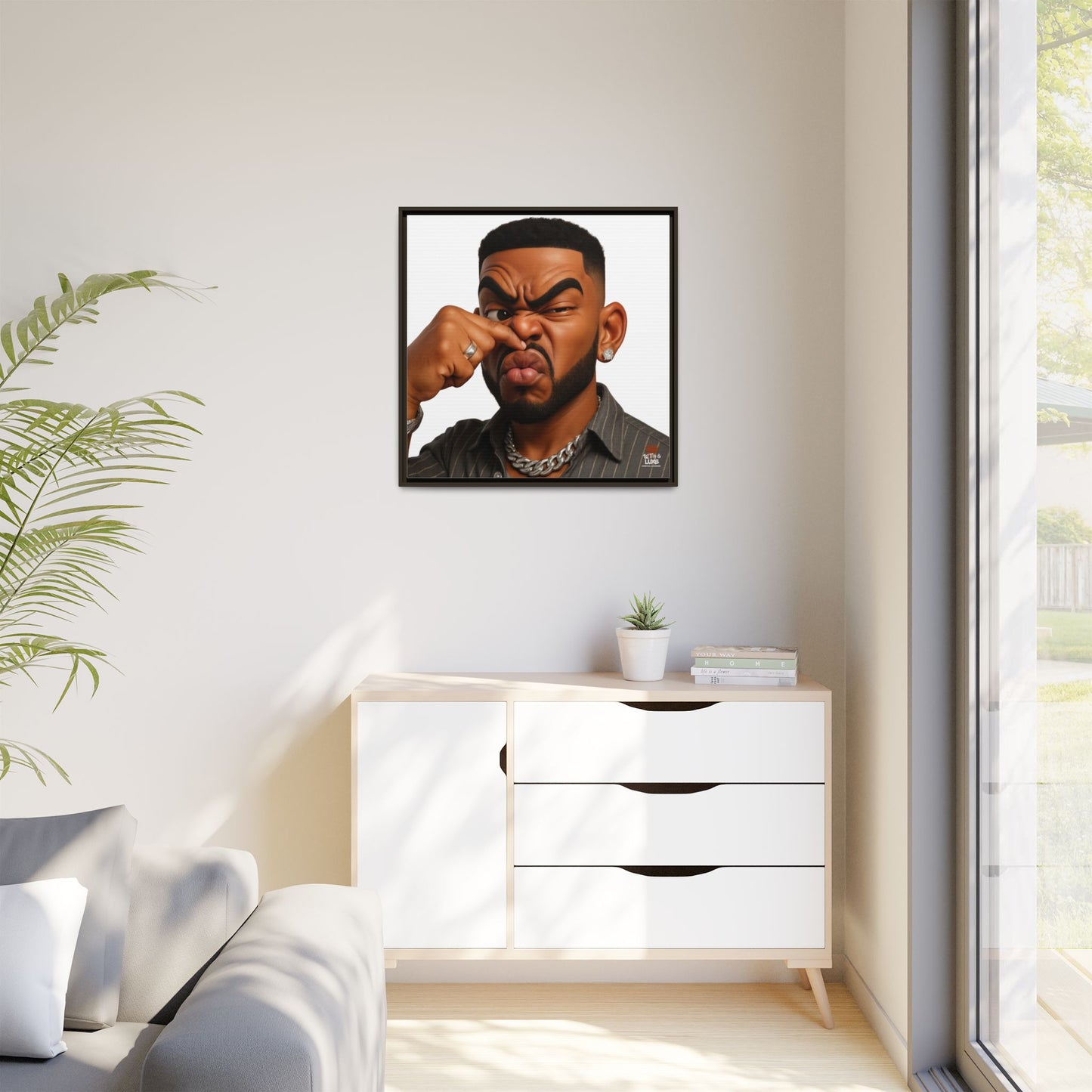 Man Funky Face 2 - Canvas Art