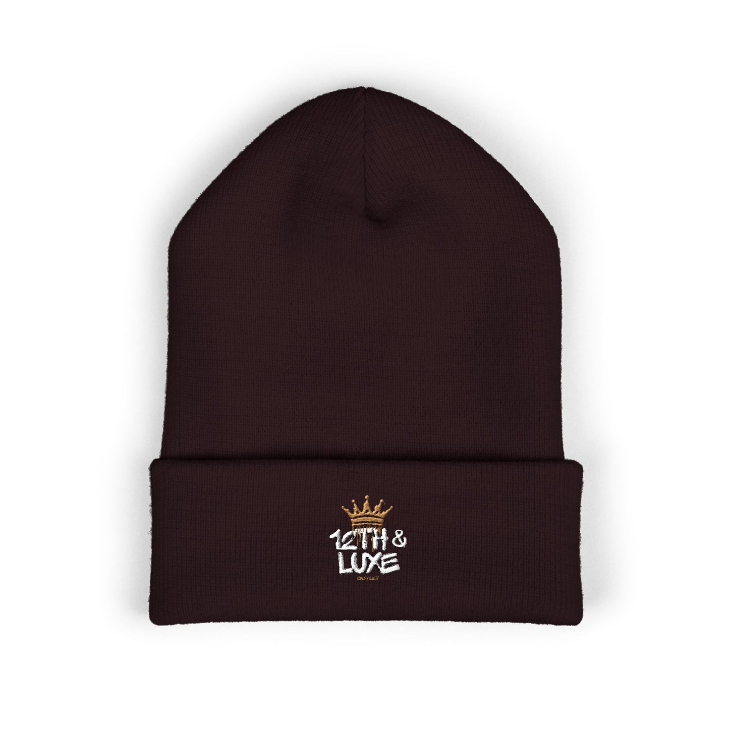 Embroidered Cuffed Beanie