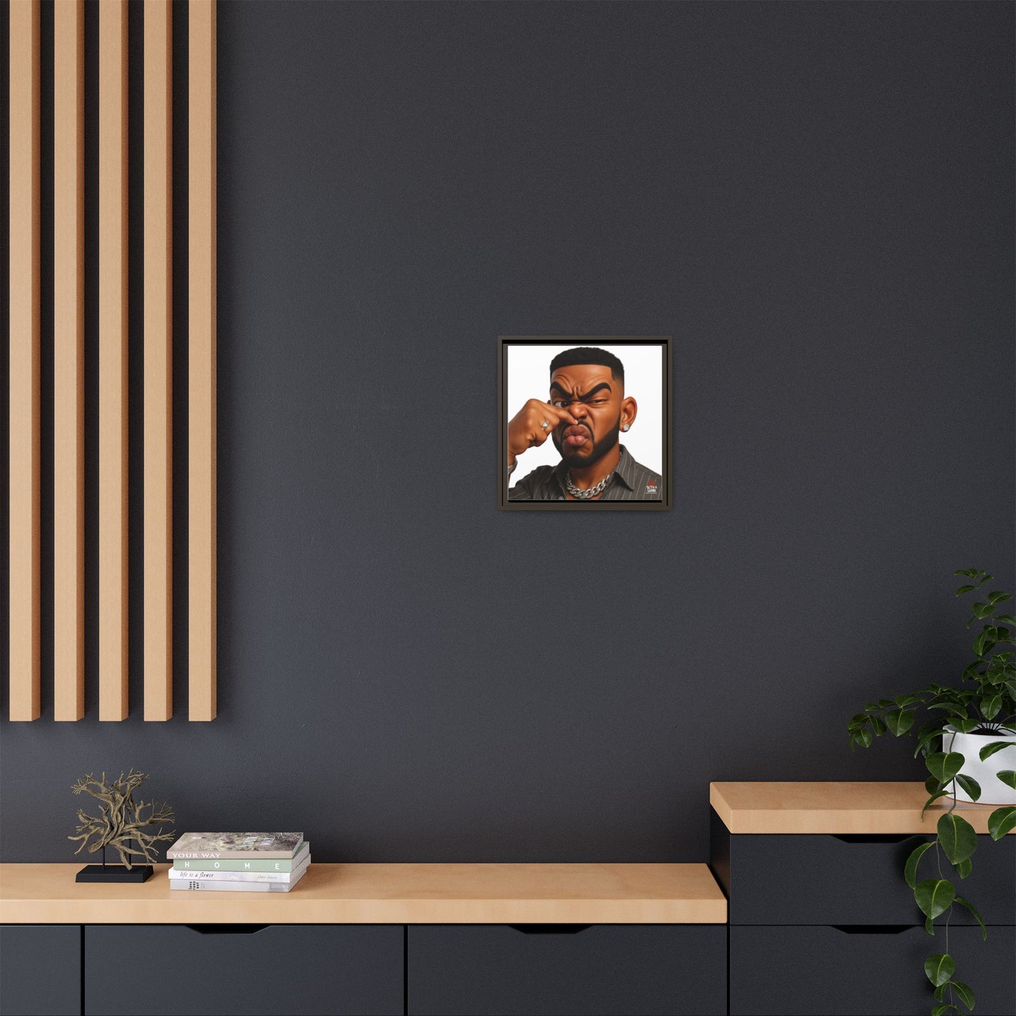 Man Funky Face 2 - Canvas Art