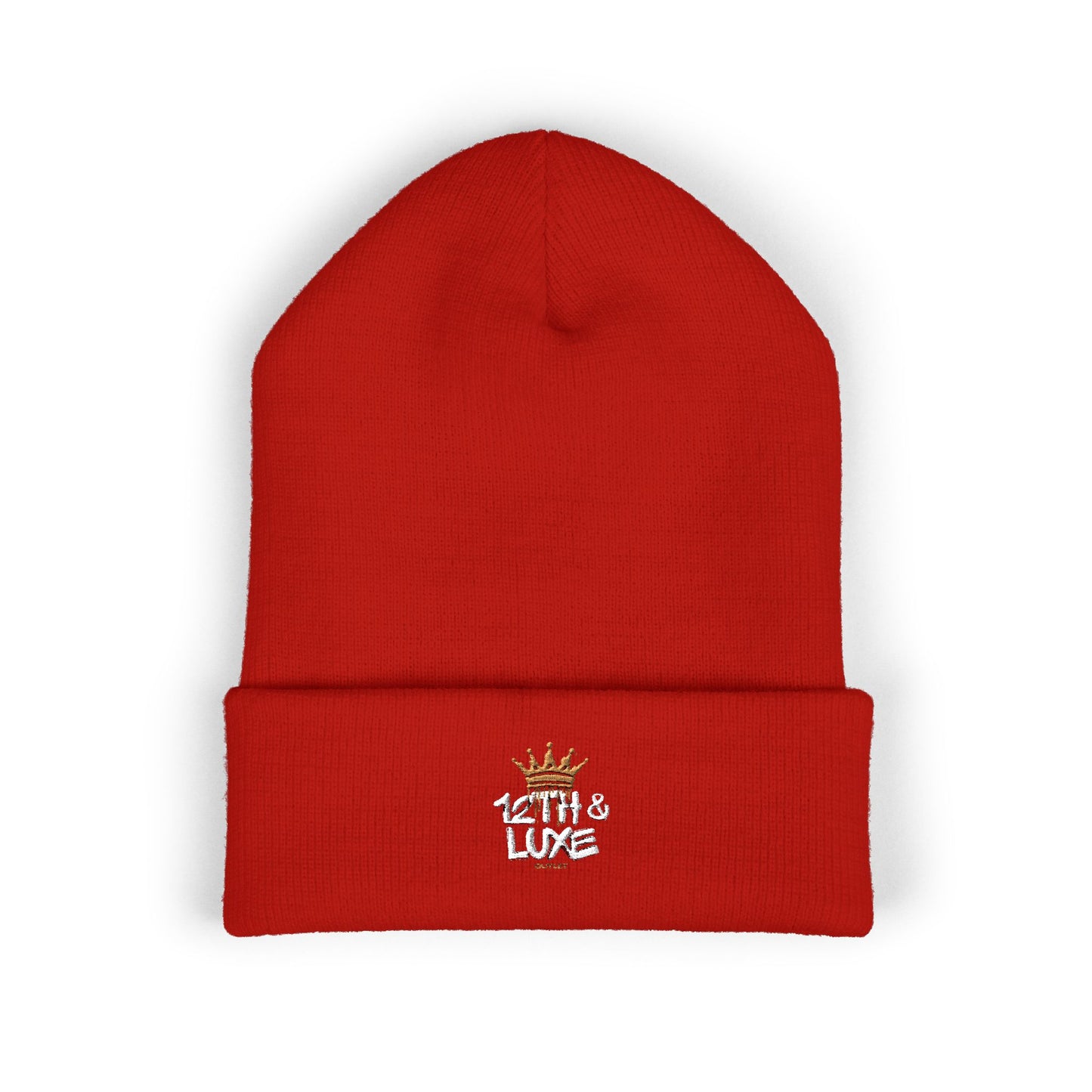 Embroidered Cuffed Beanie