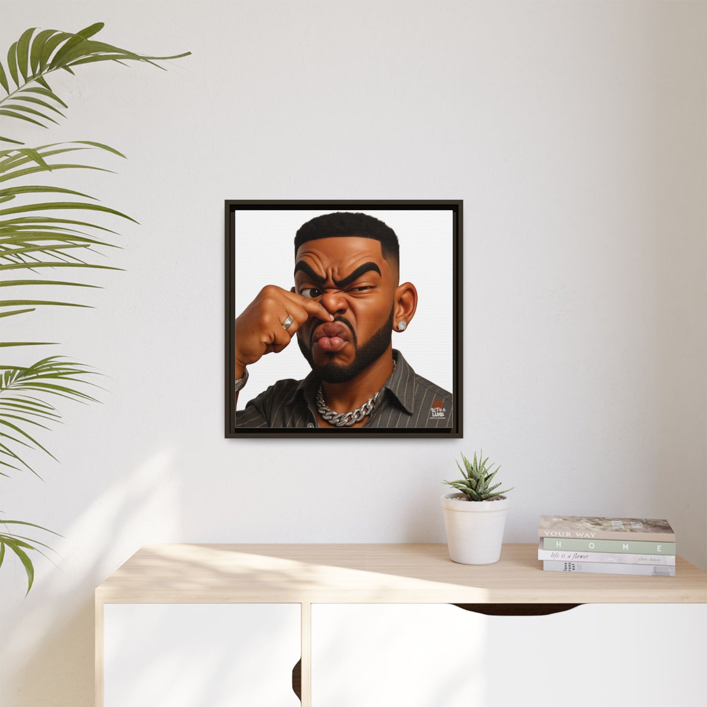 Man Funky Face 2 - Canvas Art