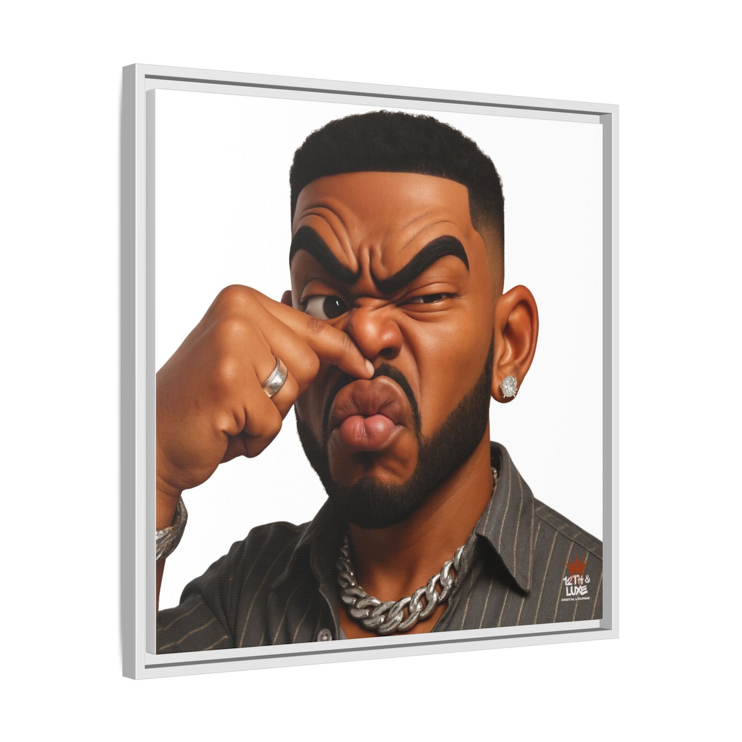 Man Funky Face 2 - Canvas Art