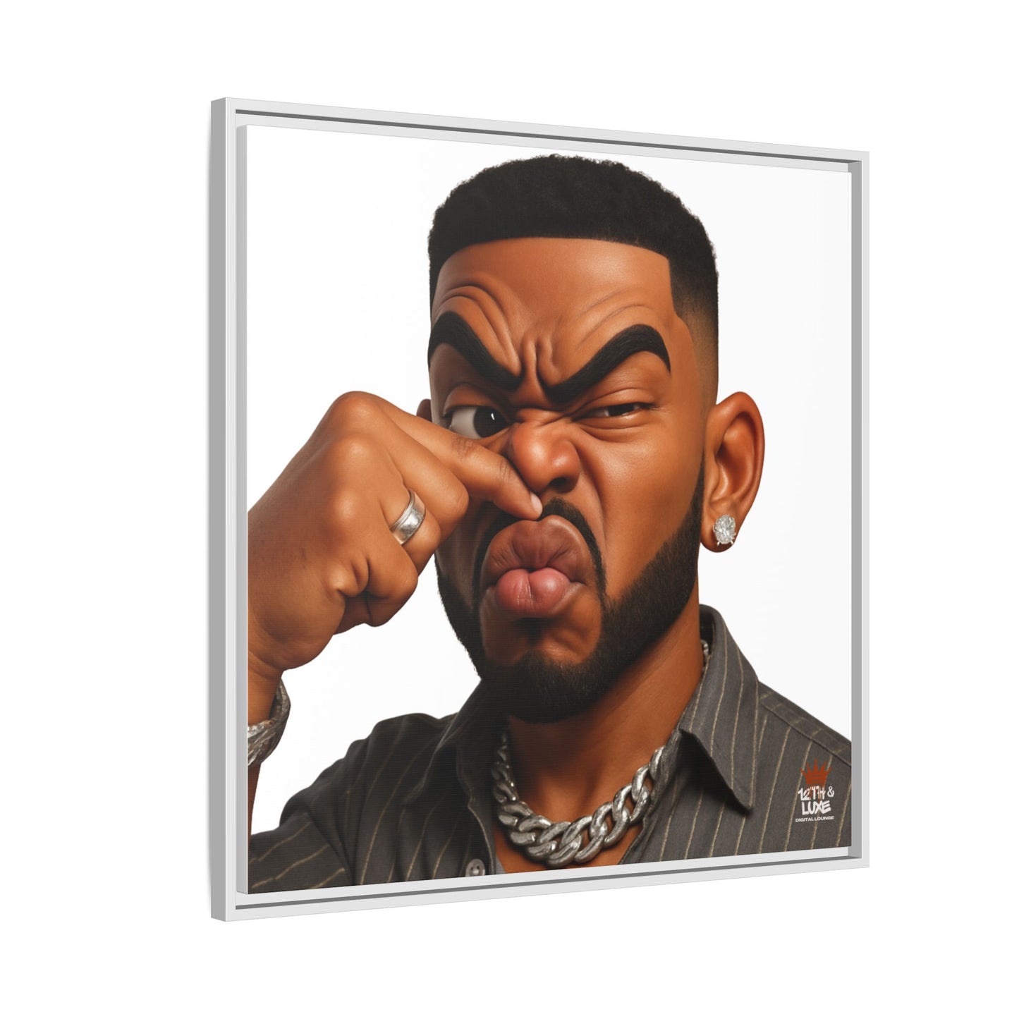 Man Funky Face 2 - Canvas Art