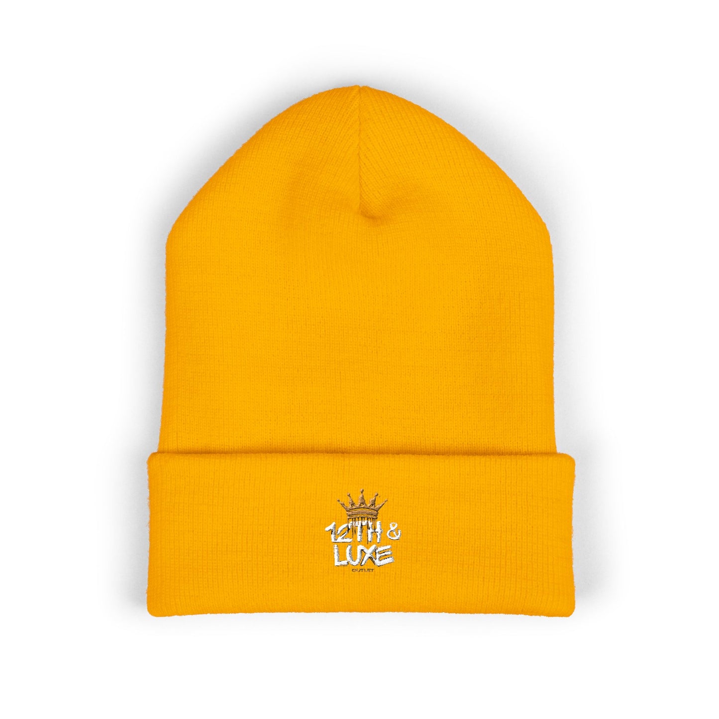 Embroidered Cuffed Beanie